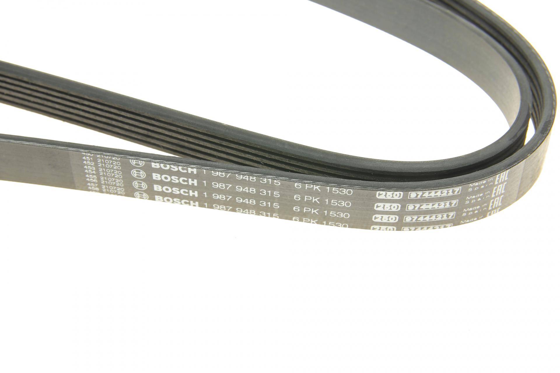 Ремінь генератора Fiat Doblo1.3-1.6 D 10-/Opel Astra F/Corsa B/Vectra B 1.4-1.8/ 94-03 (6PK1530)
