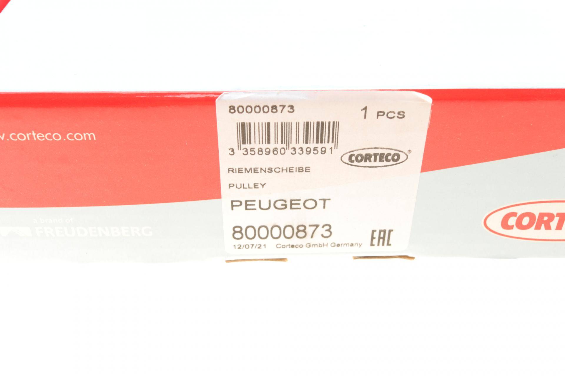 Шків колінвалу Citroen Berlingo/Jumpy/Peugeot Expert 1.9D/2.0HDI 98- (6PK)