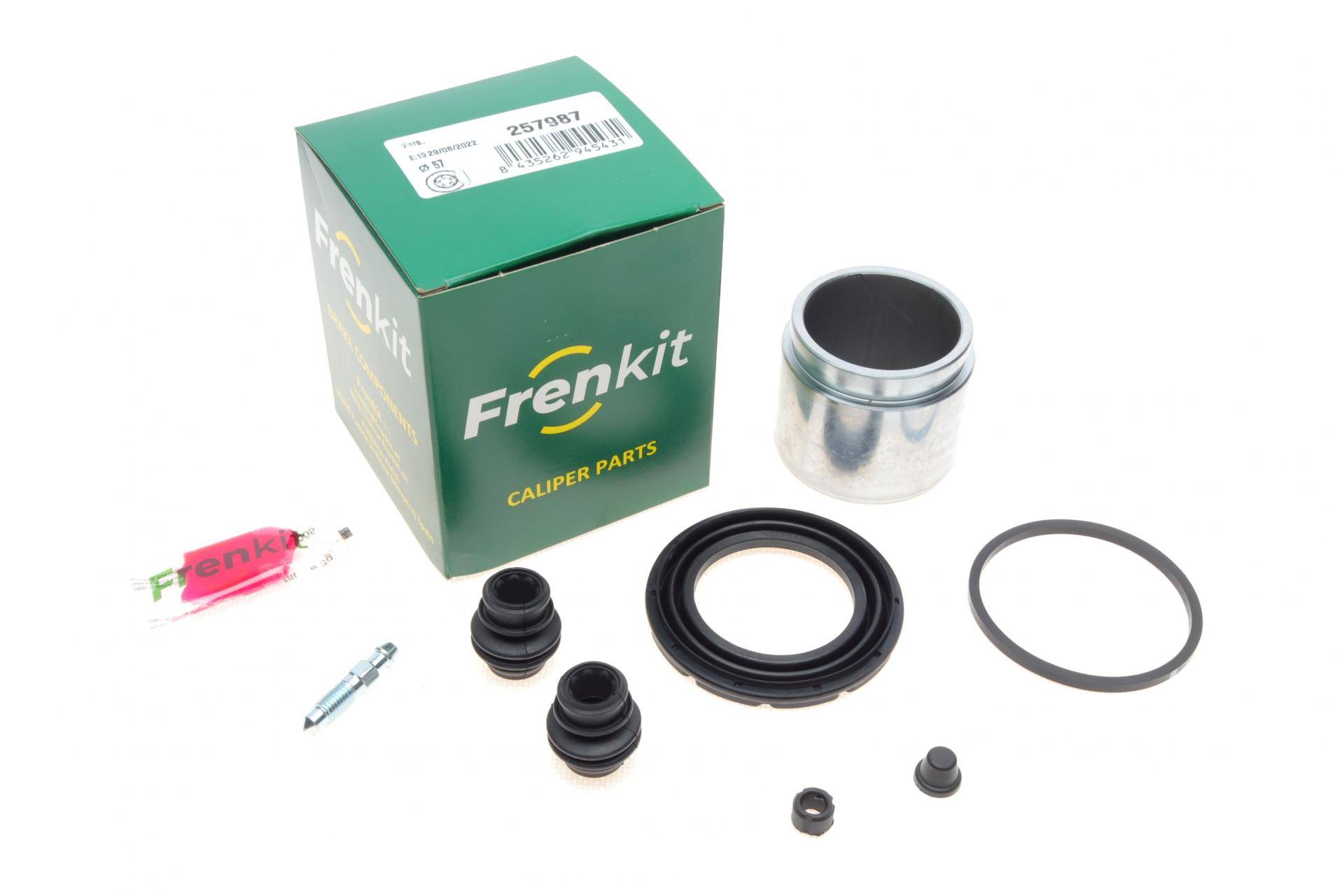 Ремкомплект супорта (переднього) Nissan Qashqai 13- (d=57mm) (+поршень) (Akebono)