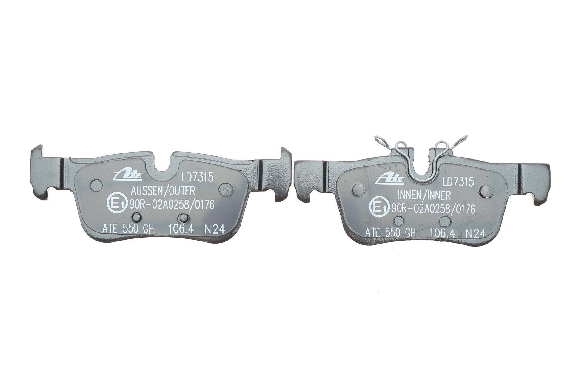 Колодки гальмівні (задні) BMW 2 (F44/46)/ i3 (I01)X1 (F48)/X2 (F39)/ Mini Clubman (F54) 13- ATE Ceramic