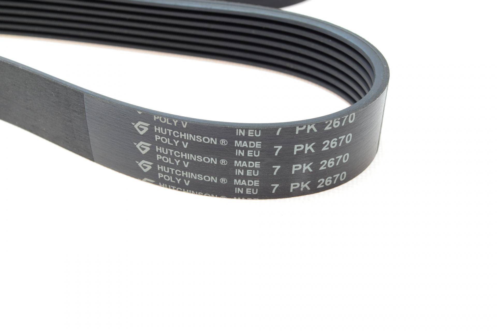 Ремінь генератора Land Rover Defender 2.2Td4 11-16/Nissan Navara/Pathfinder 3.0dCi 10- (7PK2670)