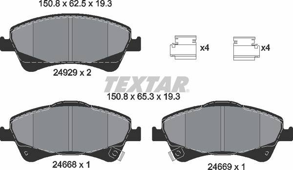 Колодки гальмівні (передні) Toyota Avensis 1.6-2.0 D-4D 08- (Bosch) Q+