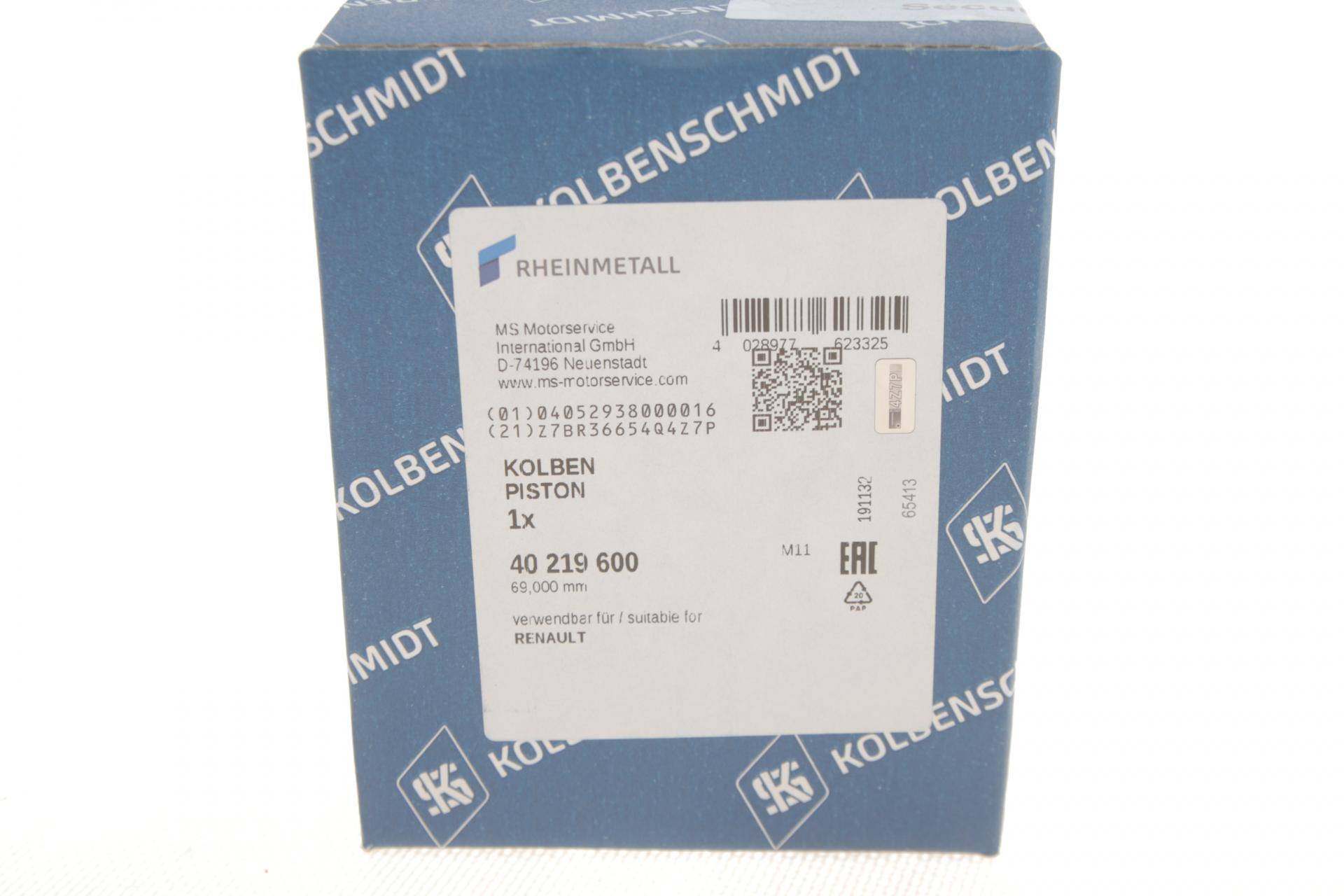 Поршень Renault Kangoo/Clio II-IV 1.2 16V 01- (69.00mm/STD)