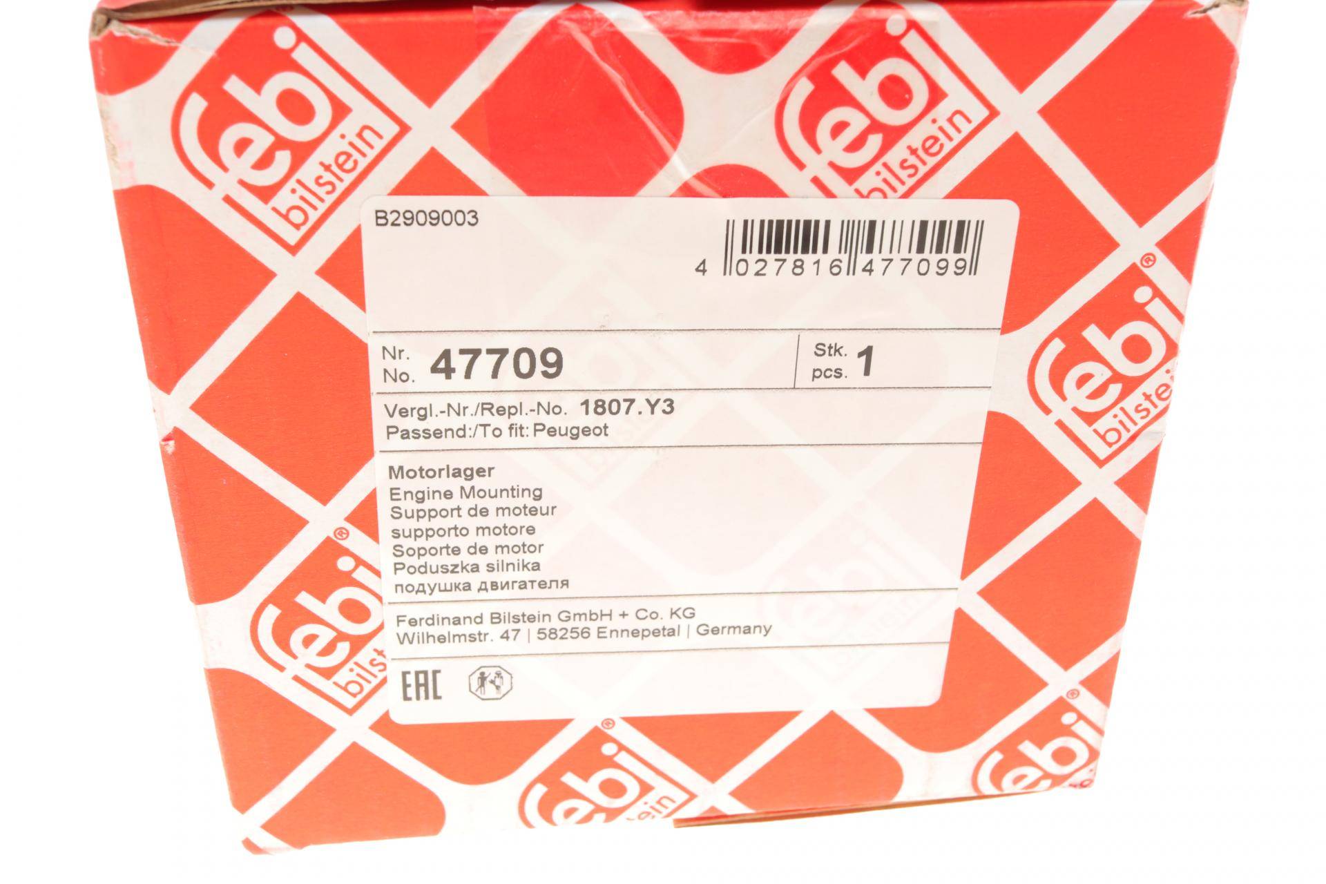 Подушка двигуна (R) Citroen C5 III/ Jumpy/ Peugeot 508 1.6D 07-