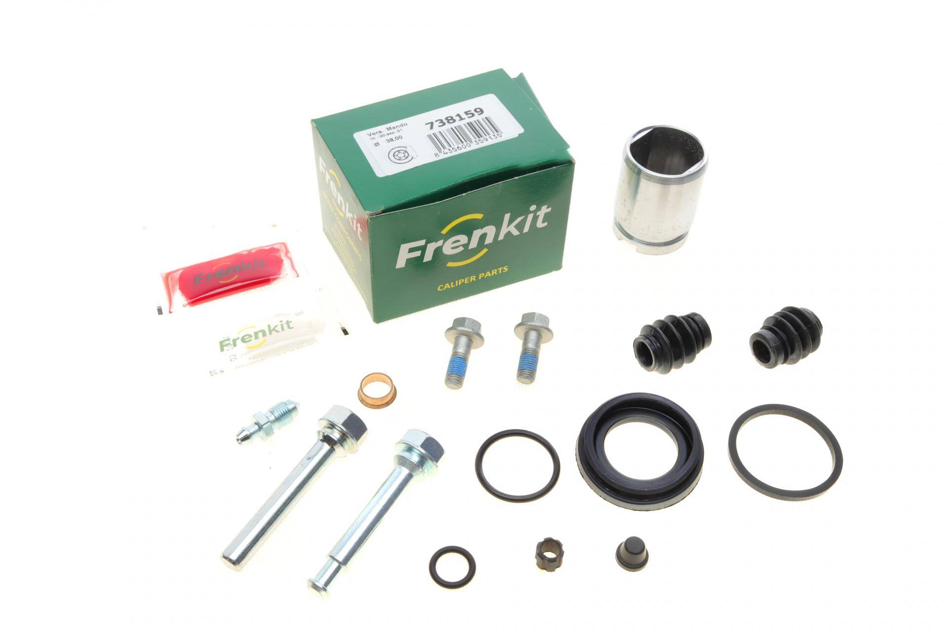 Ремкомплект супорта (заднього) Hyundai i40 11- (d=38mm) (+поршень/направляюча) (Mando)