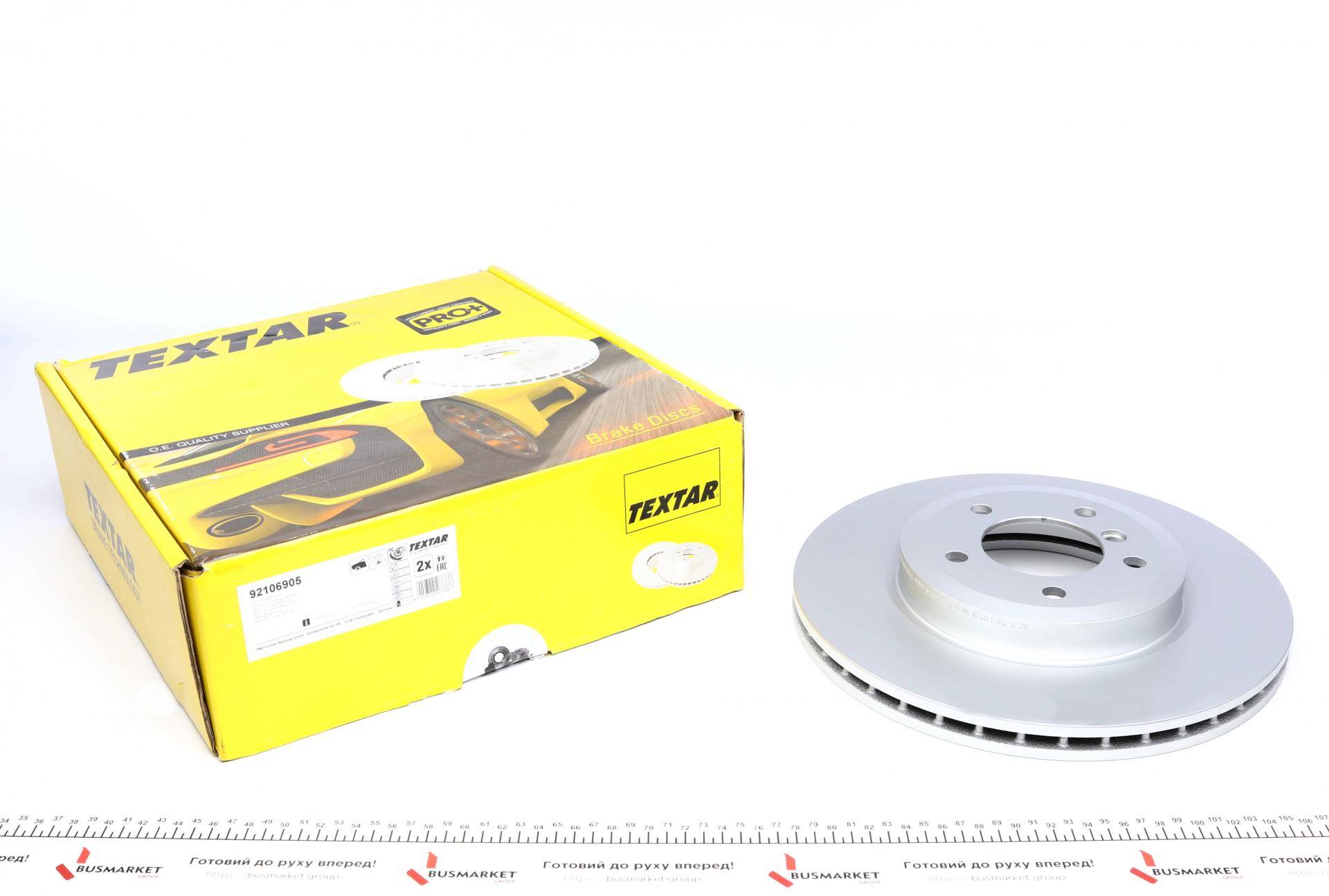 Диск тормозной (передний) BMW 3 (E46) 99-06 (325x25) PRO+