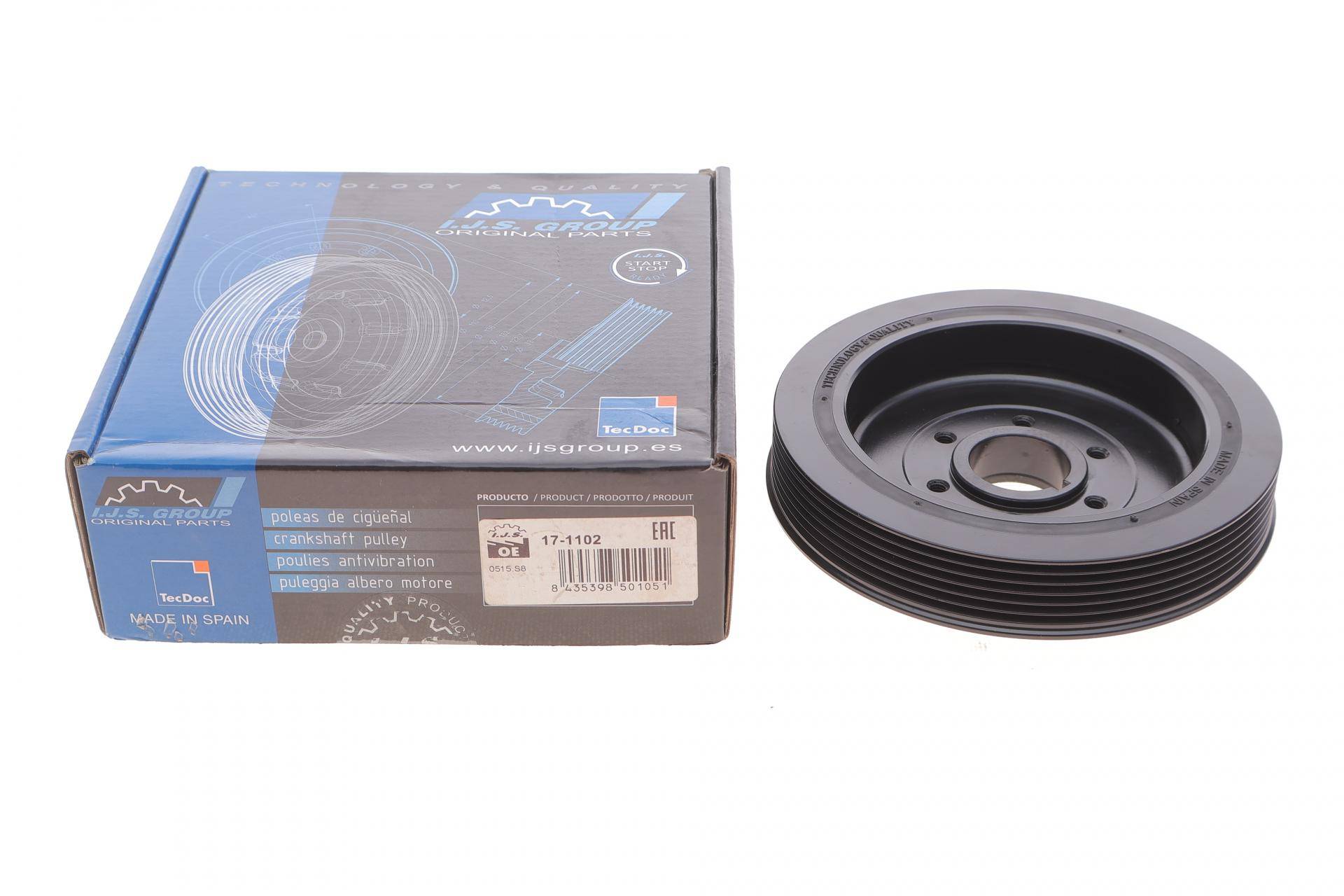 Шків колінвалу Citroen Jumper/ Peugeot Boxer 2.0/2.2 HDi 01- (6PK)