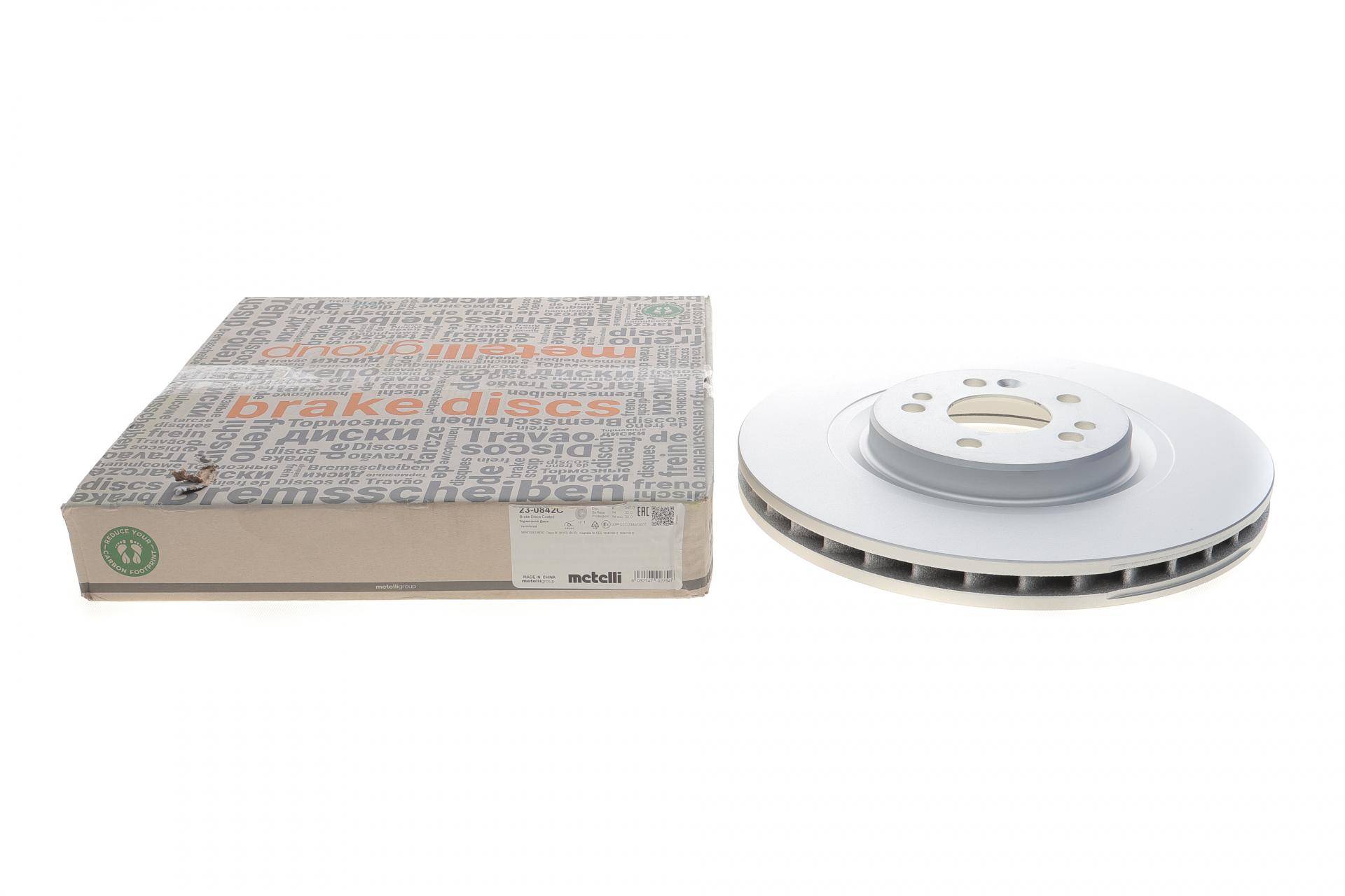 Диск гальмівний (передній) MB M-class (W163) 98-05 (345х32) (з покриттям) (вент.)