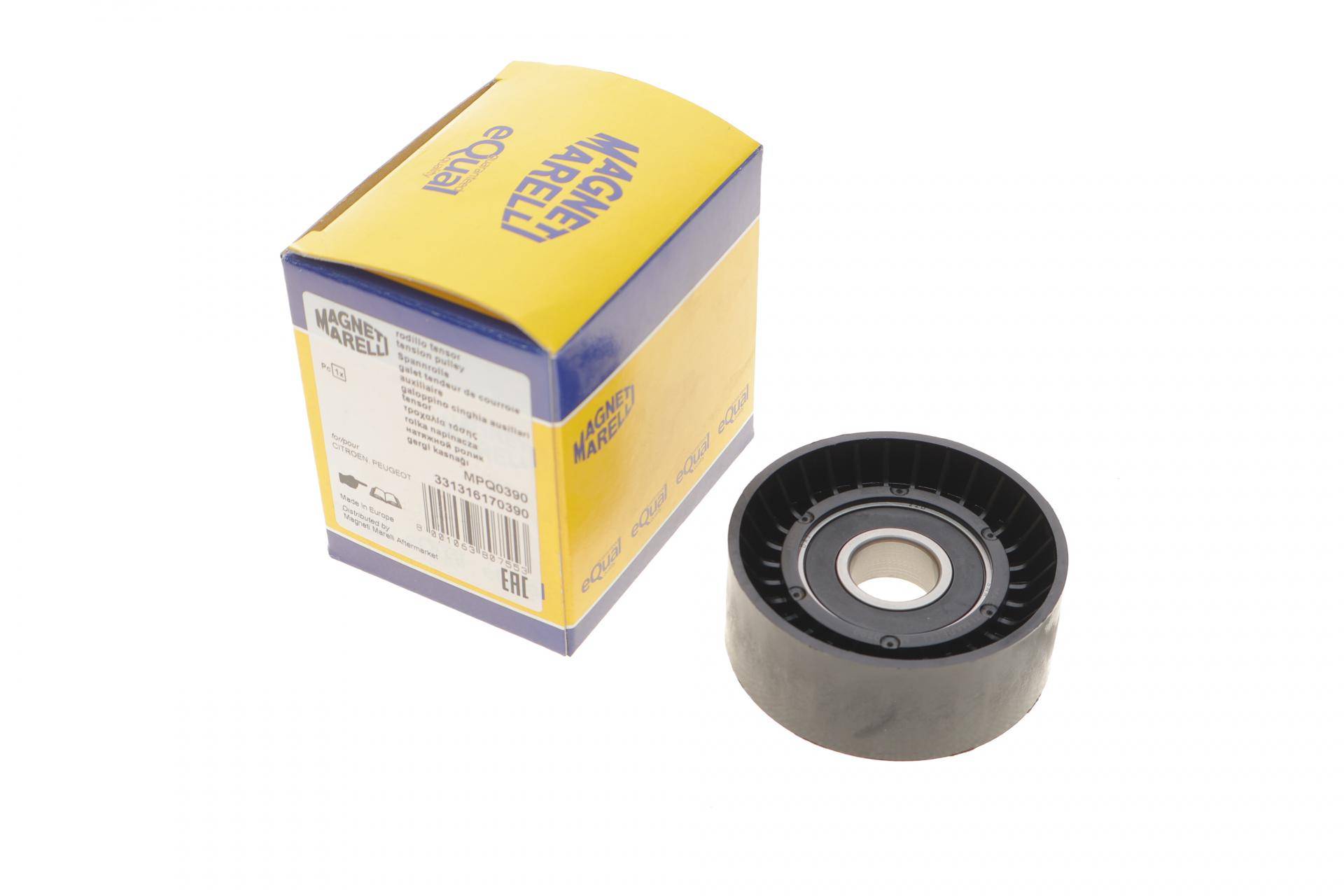 Ролик генератора Citroen C2/C3/C4/Peugeot 207/307 1.2-1.6 03- (натяжний) (MPQ0390)