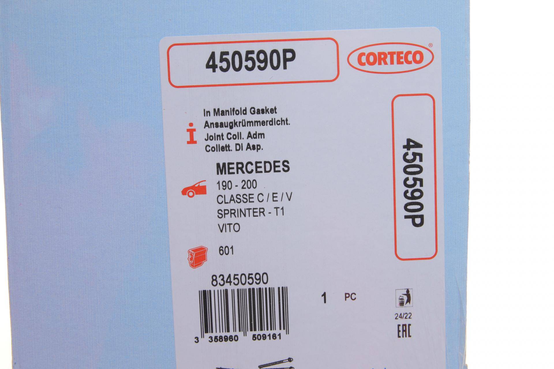 Прокладка колектора впускного MB T1 88-96/Sprinter 2.3 D (OM601) 95-00