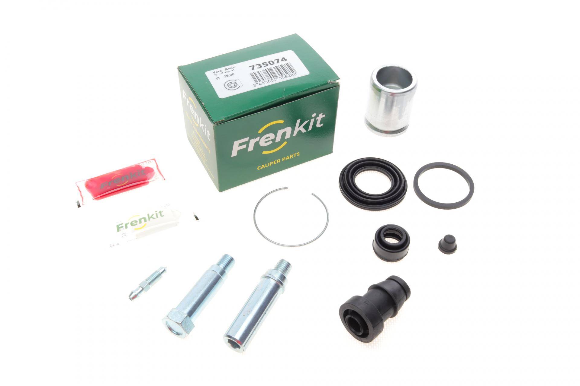 Ремкомплект супорта (заднього) Toyota Prius 00- (d=35mm) (+поршень/направляюча) (Aisin)