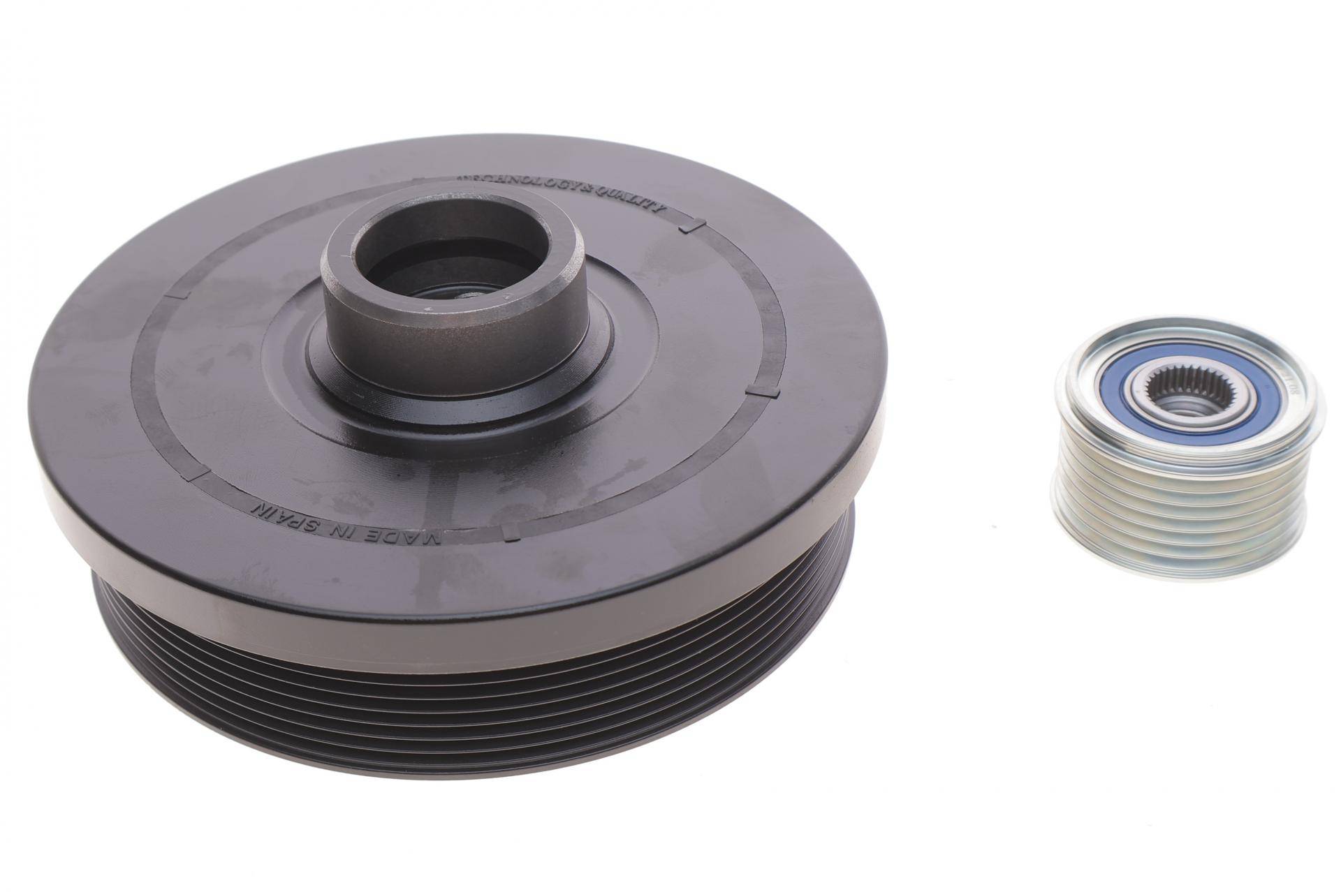 Шків колінвалу + шків генератора BMW 5/7/X5/X6 2.5-4.0D 08- (7PK)