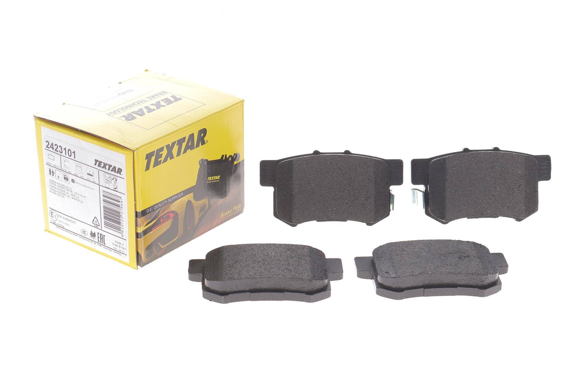 Колодки гальмівні (задні) Honda Accord IV/V/VI/VII 89-12/Civic VI/VII/VIII 94-/CR-V 01-07