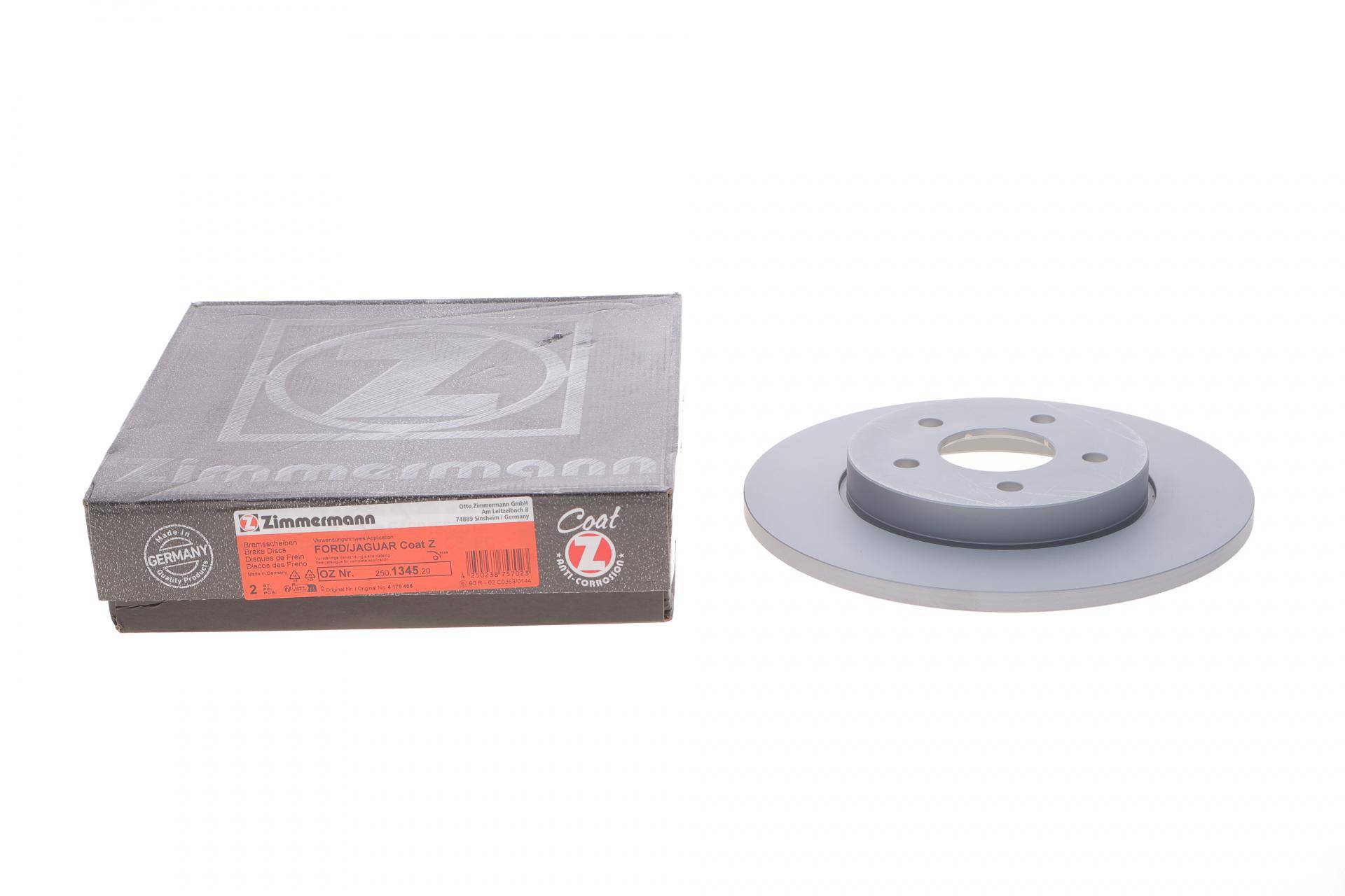 Диск тормозной (задний) Ford Mondeo III 00-07/Jaguar X-Type 01-09 (280x12)