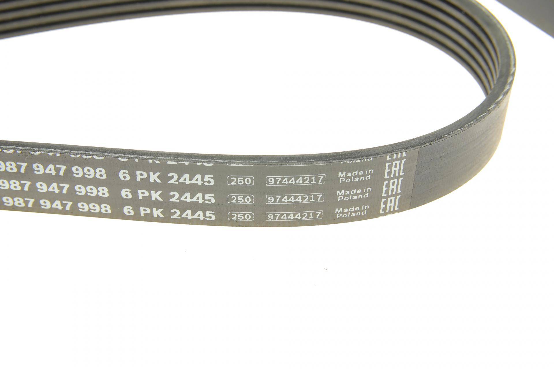 Ремінь генератора MB E-class (W211) 5.5 02-08 (M113)/Land Rover Range Rover 5.0SCV8 13- (6PK2445)