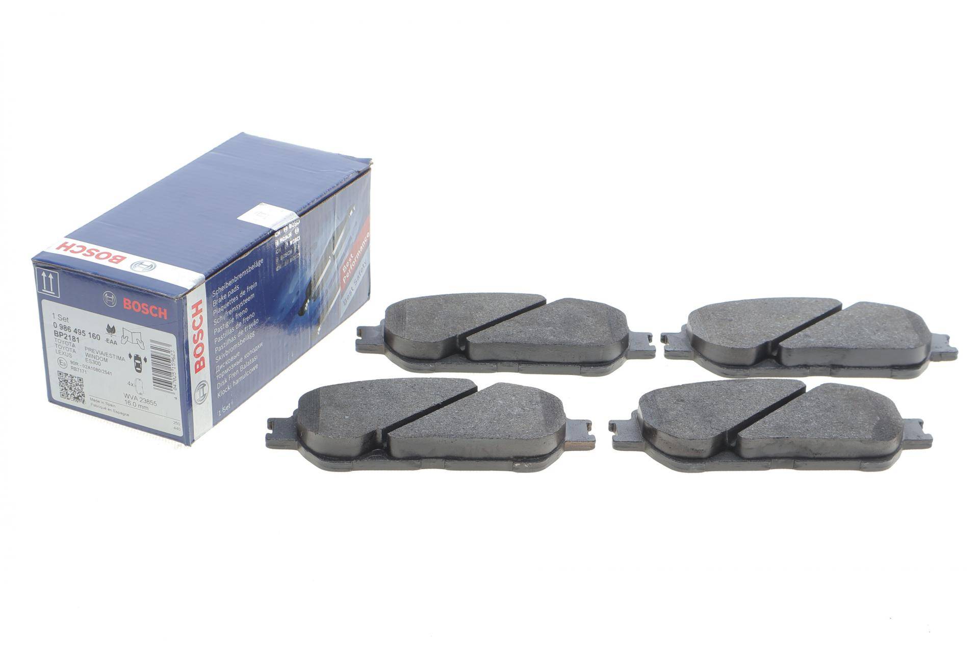 Колодки гальмівні (передні) Toyota Avalon 05-12/Alphard 03-08/Lexus ES 01-06