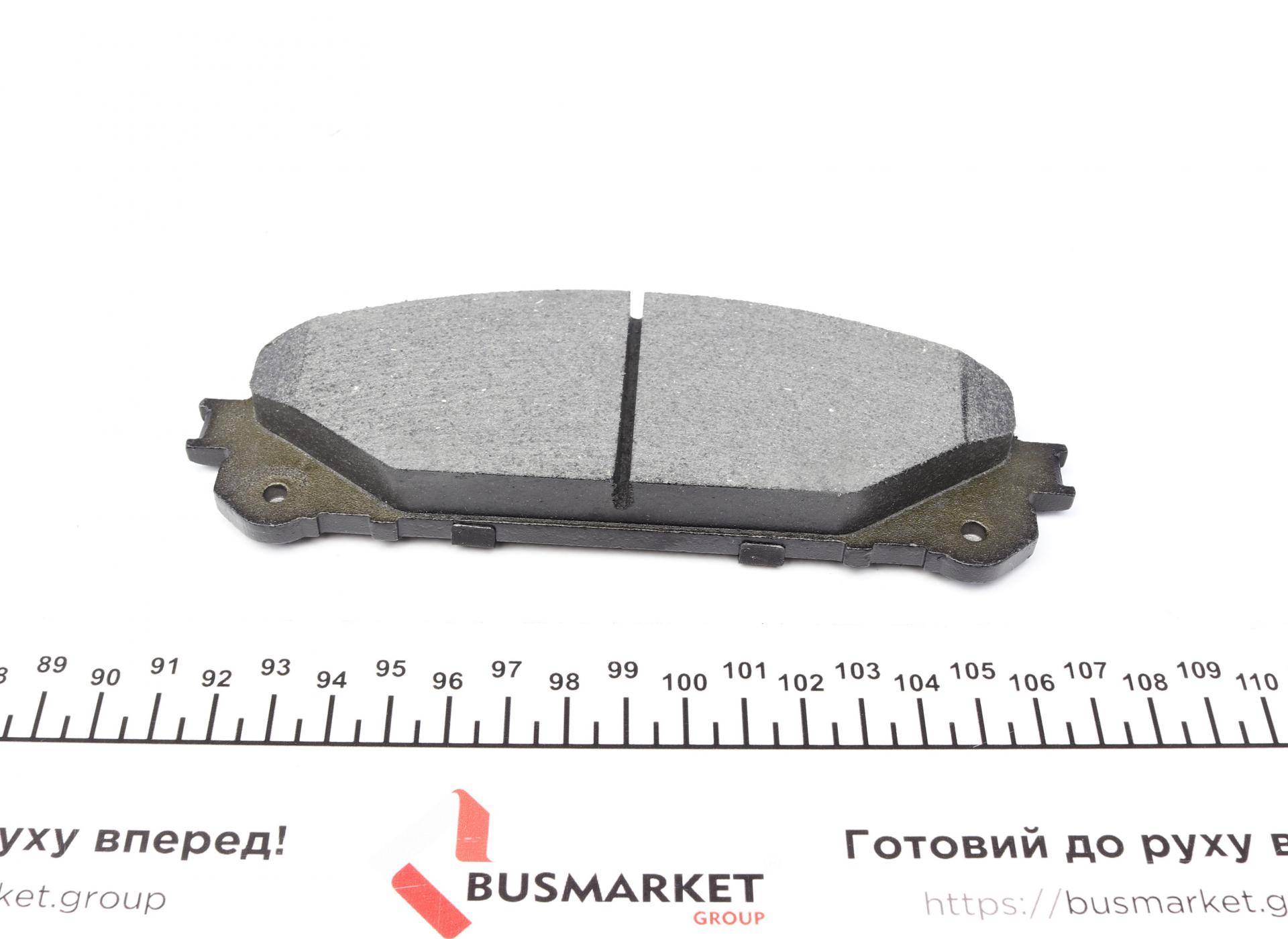 Колодки гальмівні (передні) Lexus RX 08-/Toyota Rav4 12-/Camry 17- (166.7x59.4x17.6)