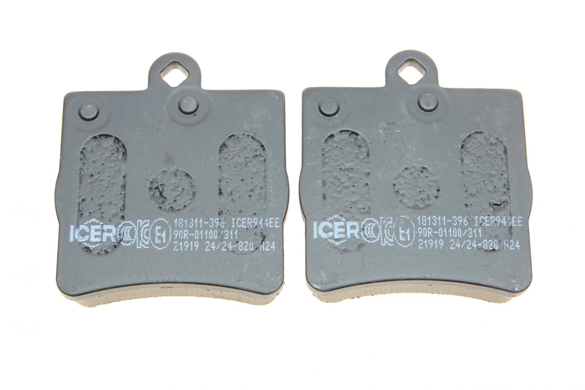 Колодки гальмівні (задні) MB (W202/S202/W203/S203/CL203/C208/C209/S124/W210/R170/R171) 93-11