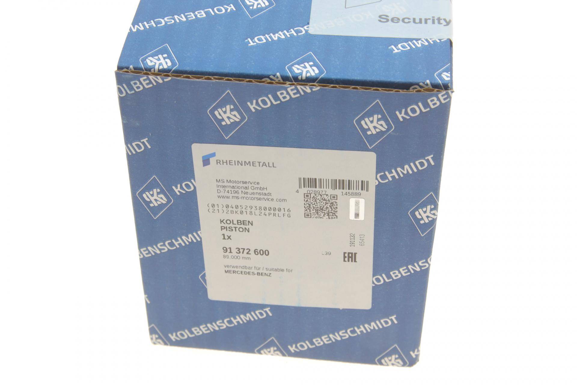 Поршень MB Sprinter 901-904 2.3D/2.9D 95- OM 601/OM 602 (89.00mm/STD)