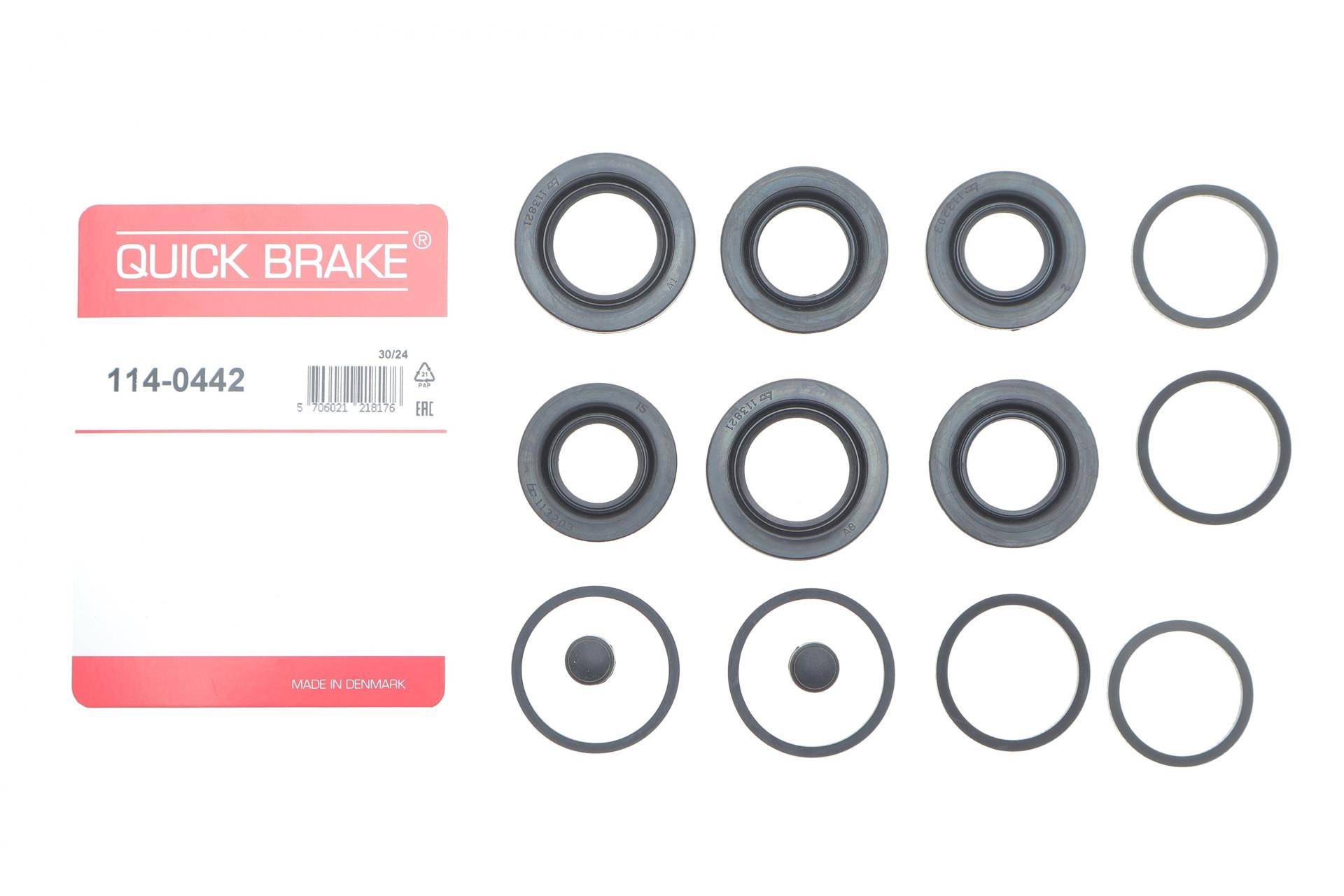 Ремкомплект супорта (переднього) Audi A6 11- (d=32/34/38mm) (Brembo)