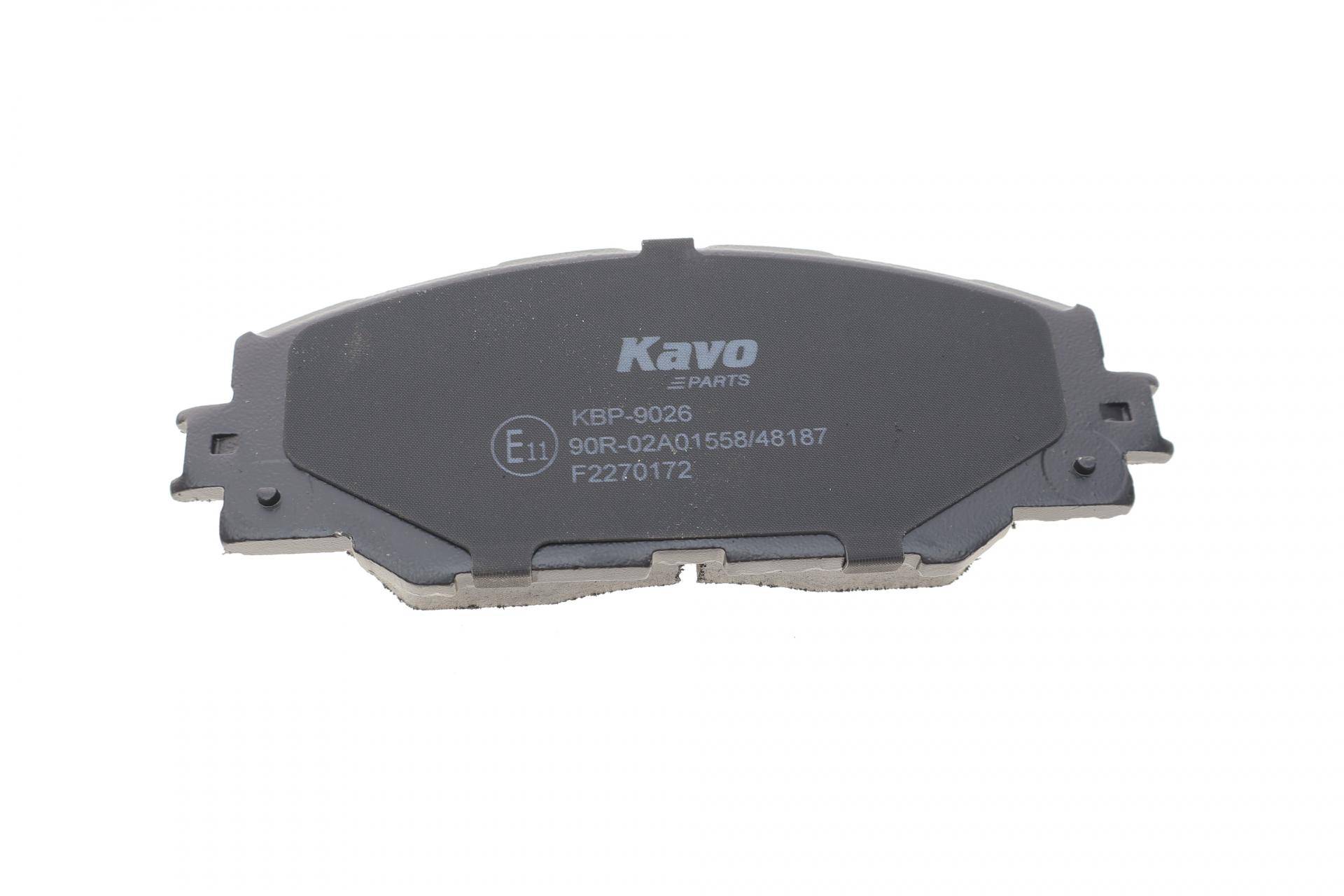 Колодки гальмівні (передні) Toyota RAV4 2.0-3.5/Prius 1.8 05- (Akebono)