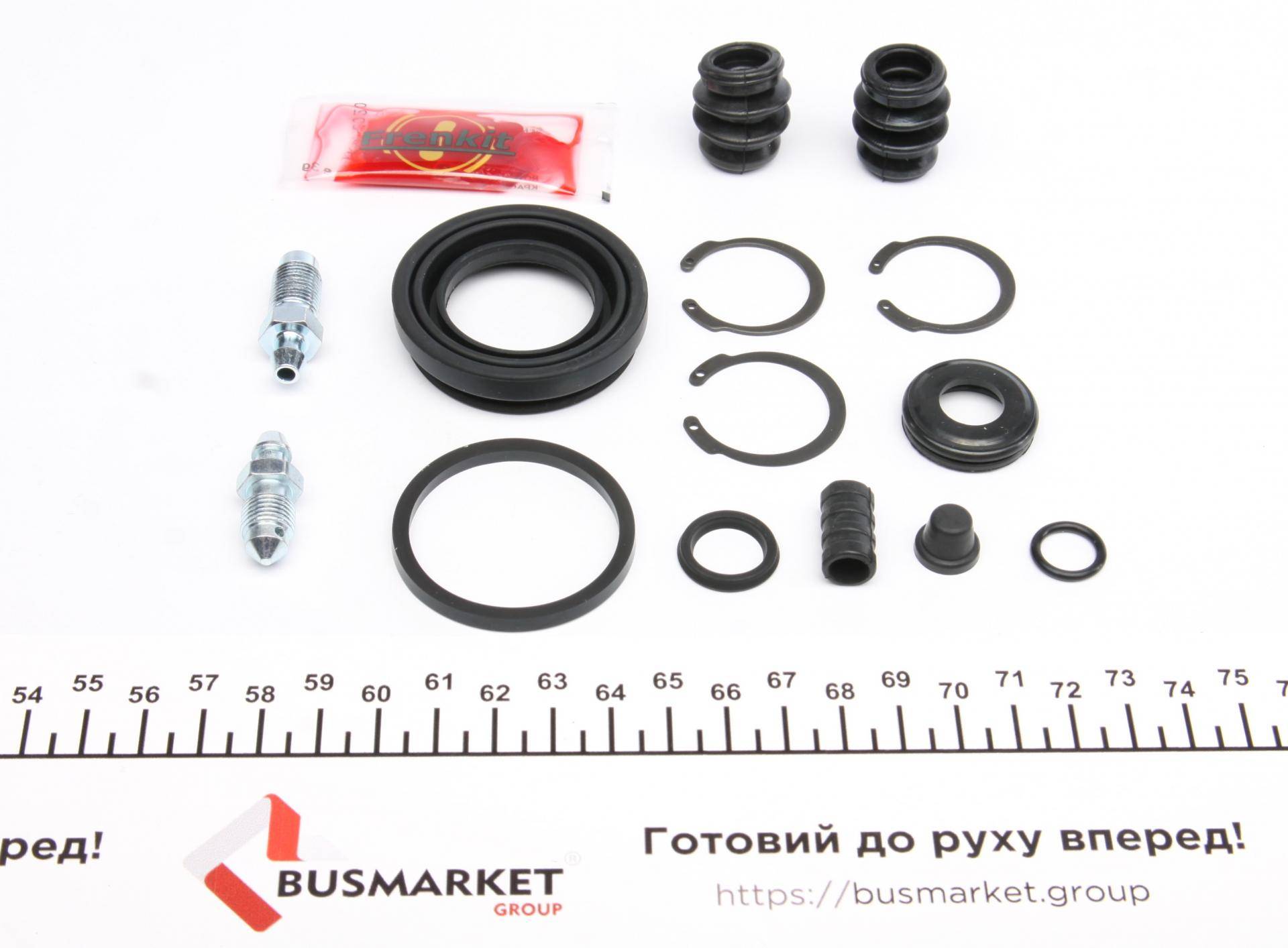 Ремкомплект супорта (заднього) Nissan Almera/Primera 90-11 (d=38mm) (+поршень) (Lucas)