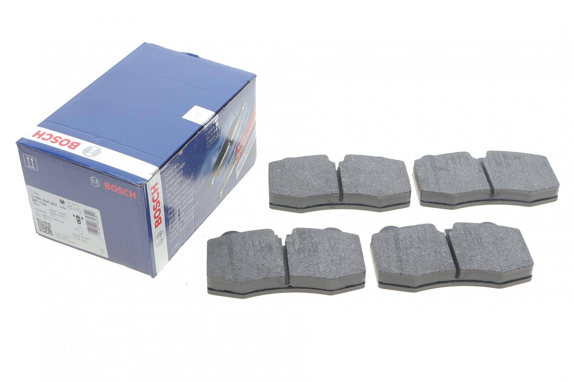 Колодки гальмівні (передні) BMW 7 (E38) 94-01/8 (E31) 90-99 (Brembo)