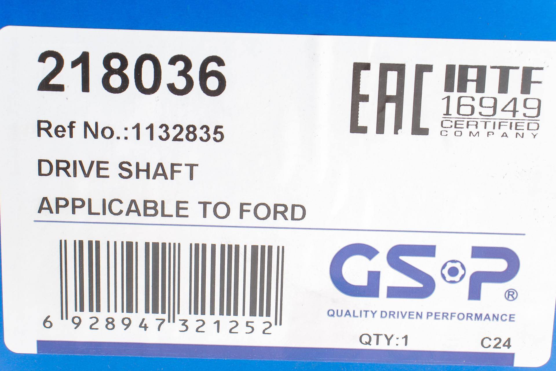 Піввісь Ford Transit 2.0TDCi 00-06 (L) (28x26x797x48T) (+ABS)