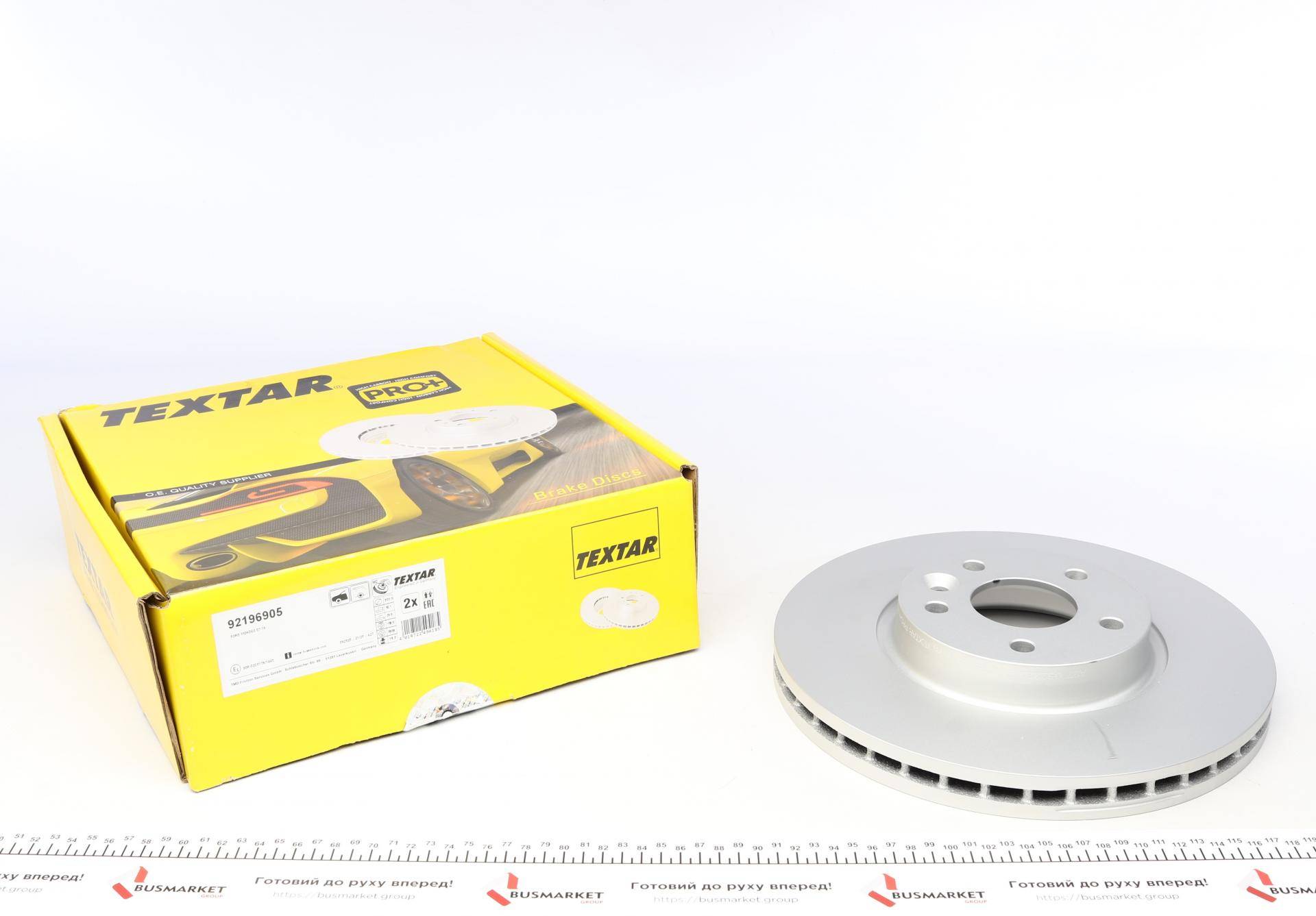 Диск гальмівний (передній) Ford Mondeo IV 07-15 (300x28) PRO+