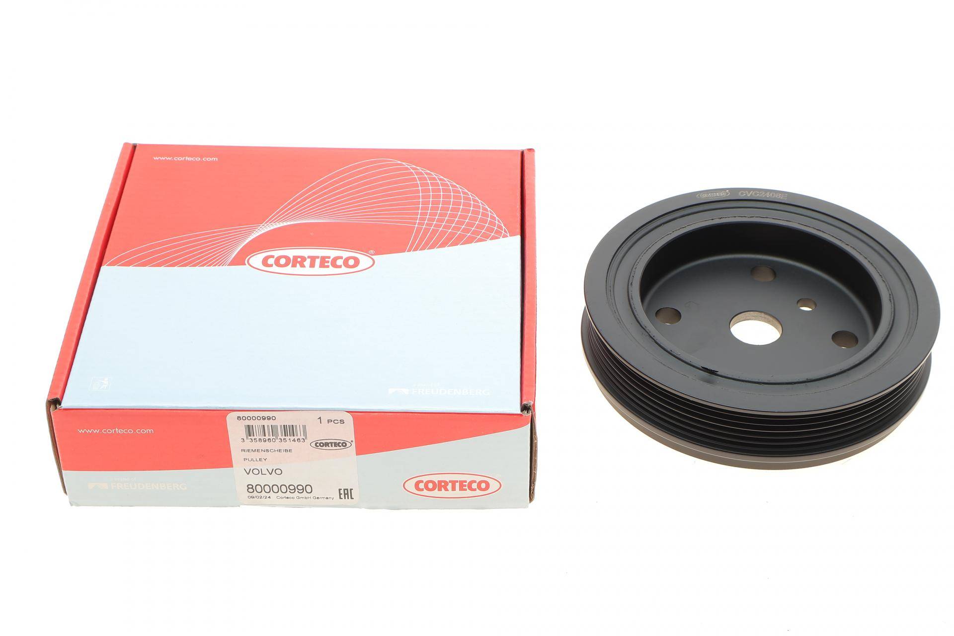 Шків колінвалу Volvo S60/S80/XC90 2.4D 02-14 (6PK)