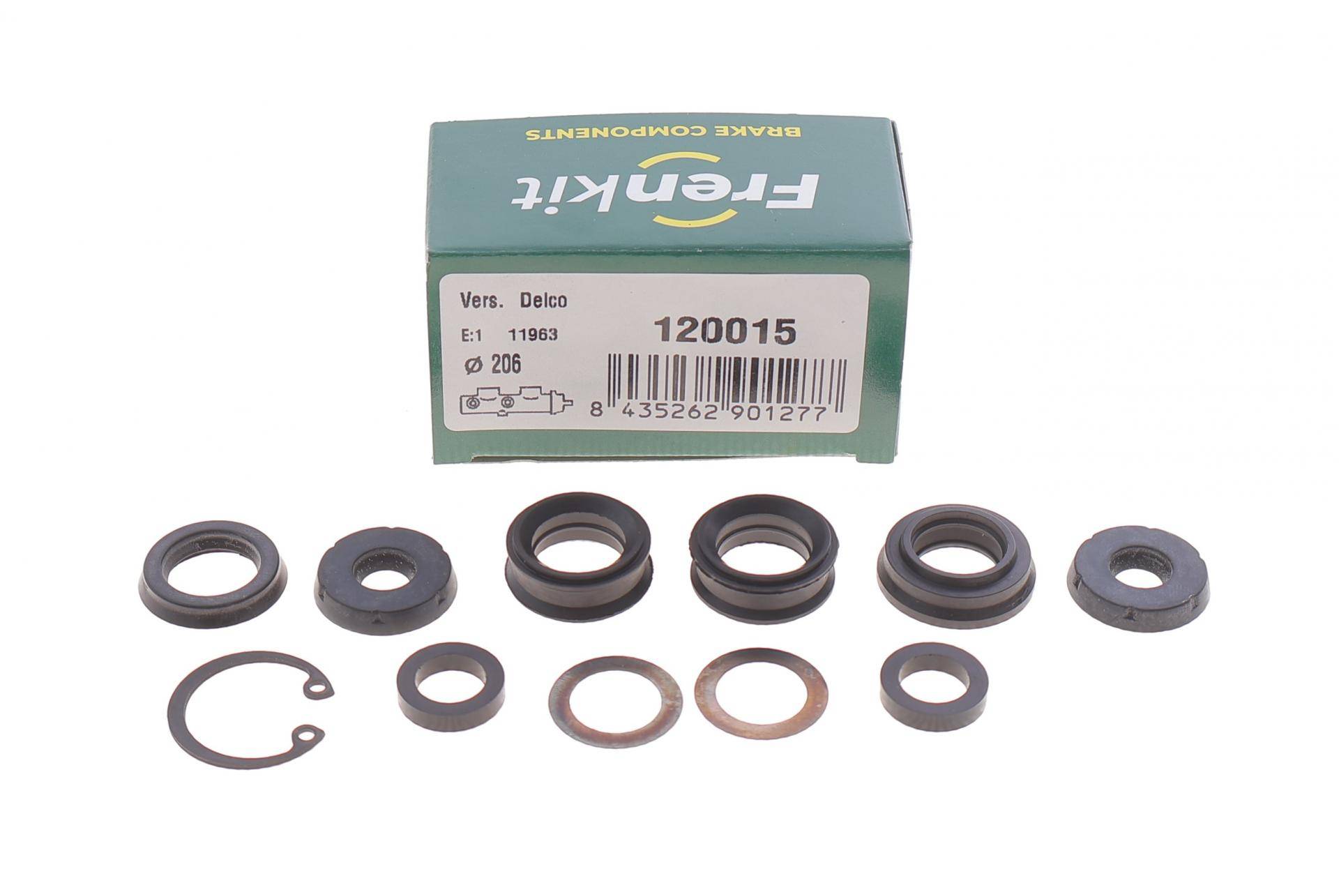 Ремкомплект циліндра гальмівного (головного) Opel Kadett 84-89 (d=20,6mm) Delc
