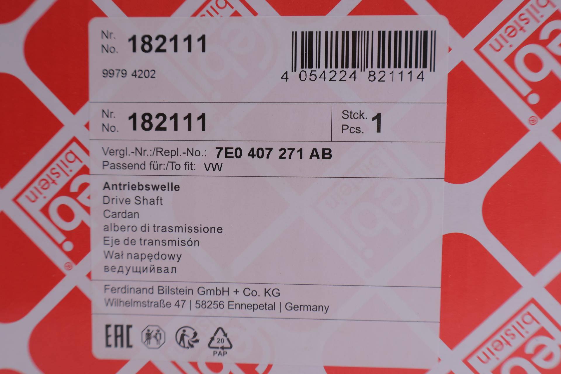 Піввісь (передня) VW T5/T6 2.0 BiTDI 09- (L) (37x38x638)