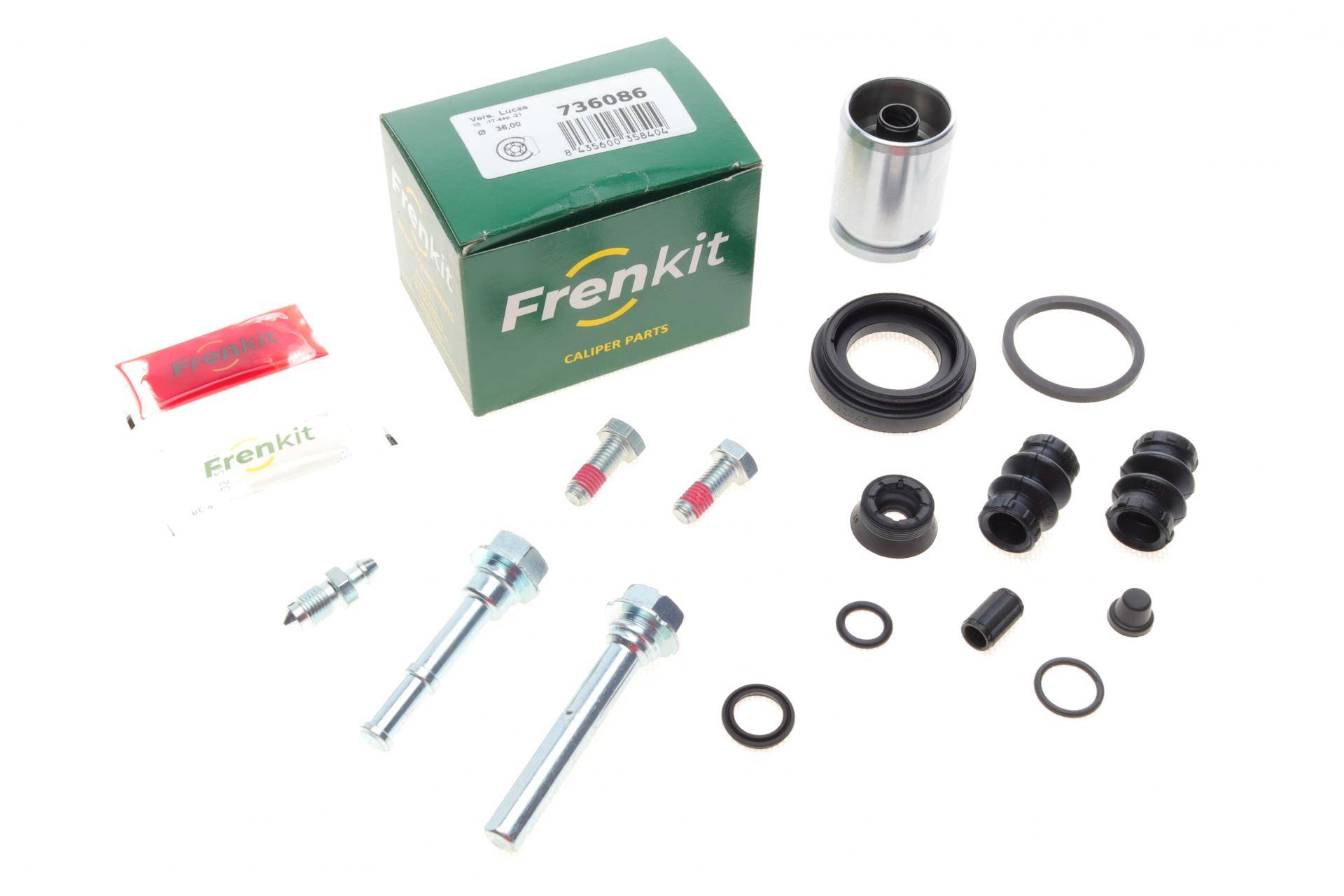 Ремкомплект супорта (заднього) Opel Astra G/H//Zafira 98-10 (d=36mm) (Lucas) (+поршень/направляюча)