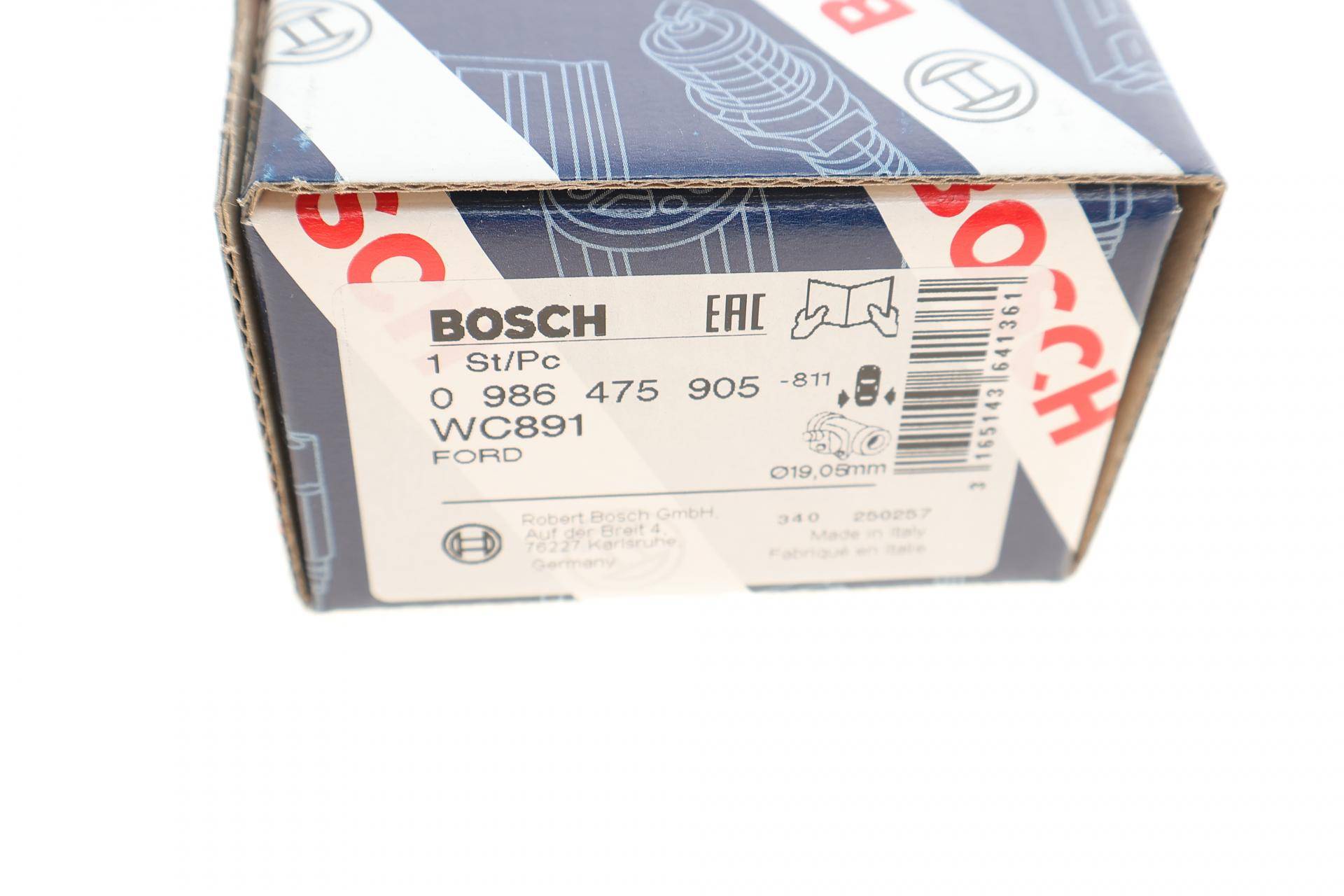 Циліндр гальмівний (задній) Ford Fiesta 95-03 (d=19,05mm)
