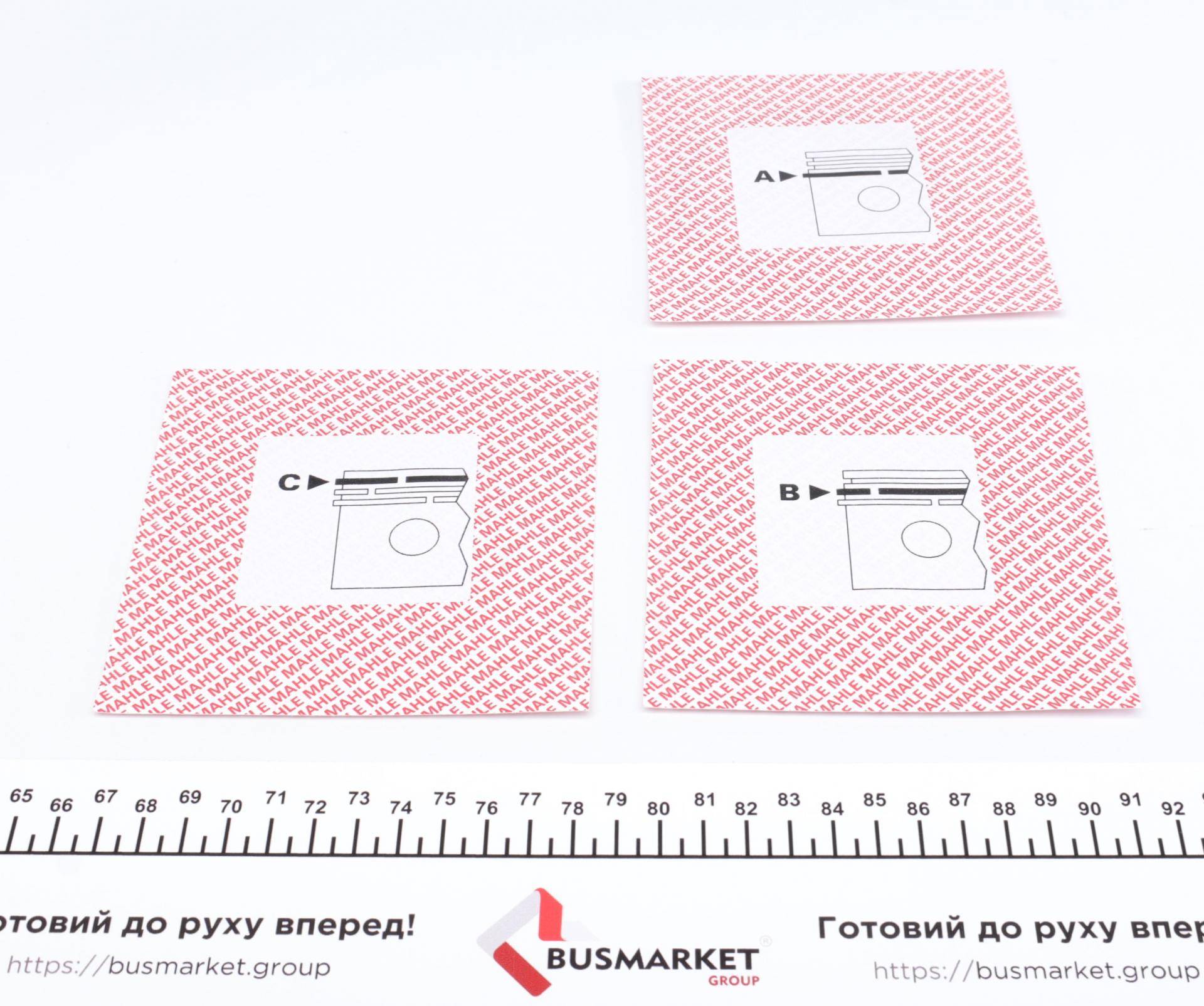 Кільця поршневі Ford Connect 1.8TDCI 02- (83.00mm/+0.5) (1.75-2-2)