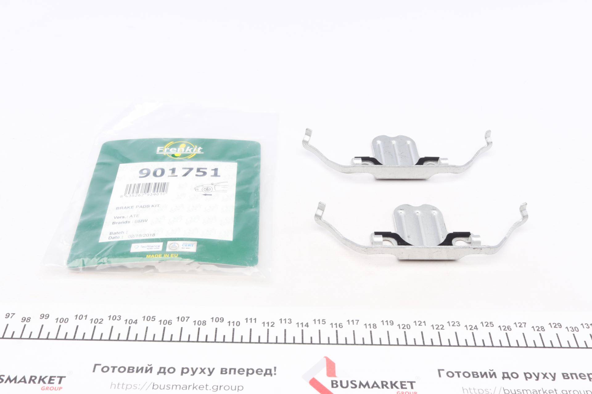 Планка супорта (переднього) прижимна (к-кт) BMW 1 (E81/E87)/3 (E90-93)/5 (E60/F10) 03- (Ate-Lucas)