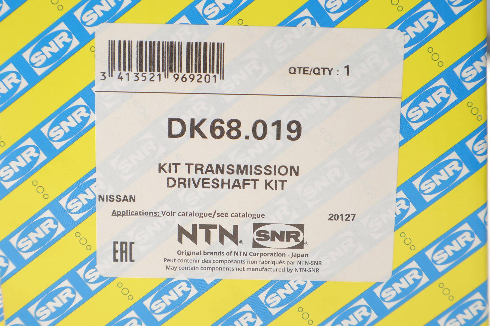 Піввісь Nissan Leaf 17- (L) (29x27x782)