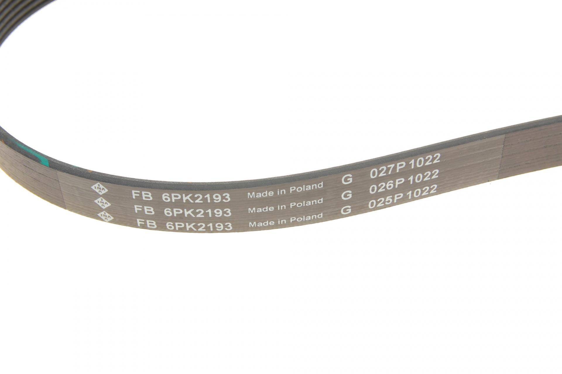 Комплект ремня генератора Ford Fiesta 1.3 01-08 (6PK2193)