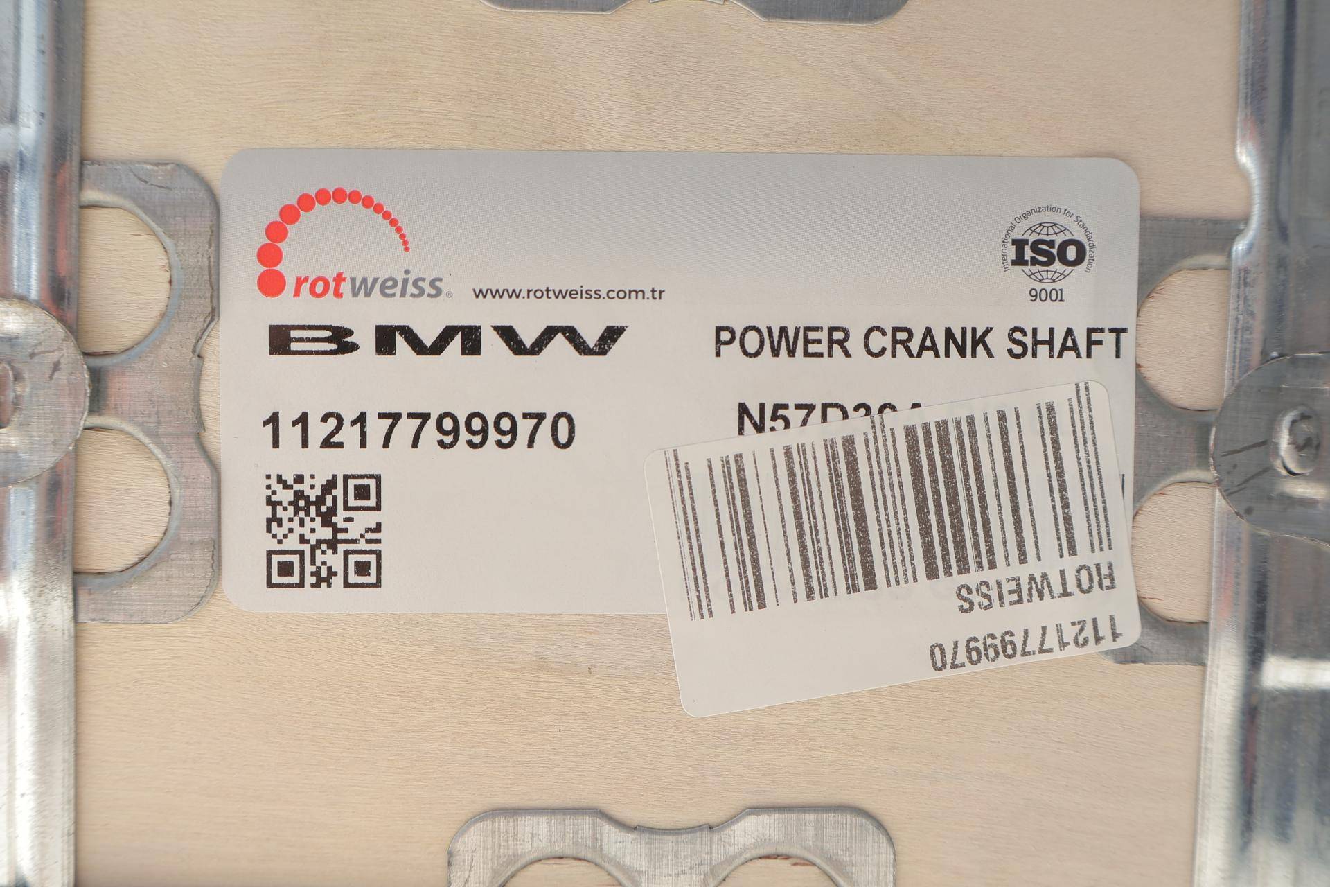 Колінчастий вал BMW 3 (E90-E93)/4 (F33/F83)/5 (F10)/X3 (F25)/X5 (E70/F85) 3.0D N57 12-20
