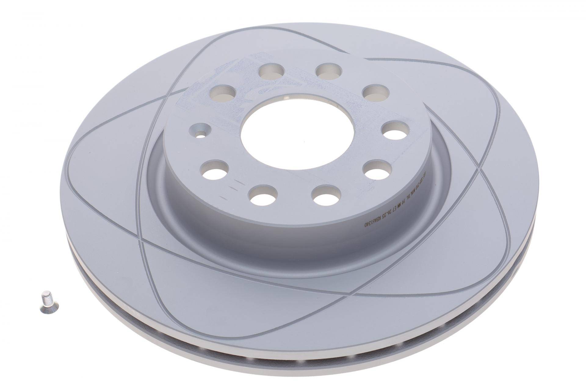 Диск гальмівний (передній) Audi A3/Skoda Octavia/VW Caddy/Golf 03- (280x22) (з покр) PowerDisc
