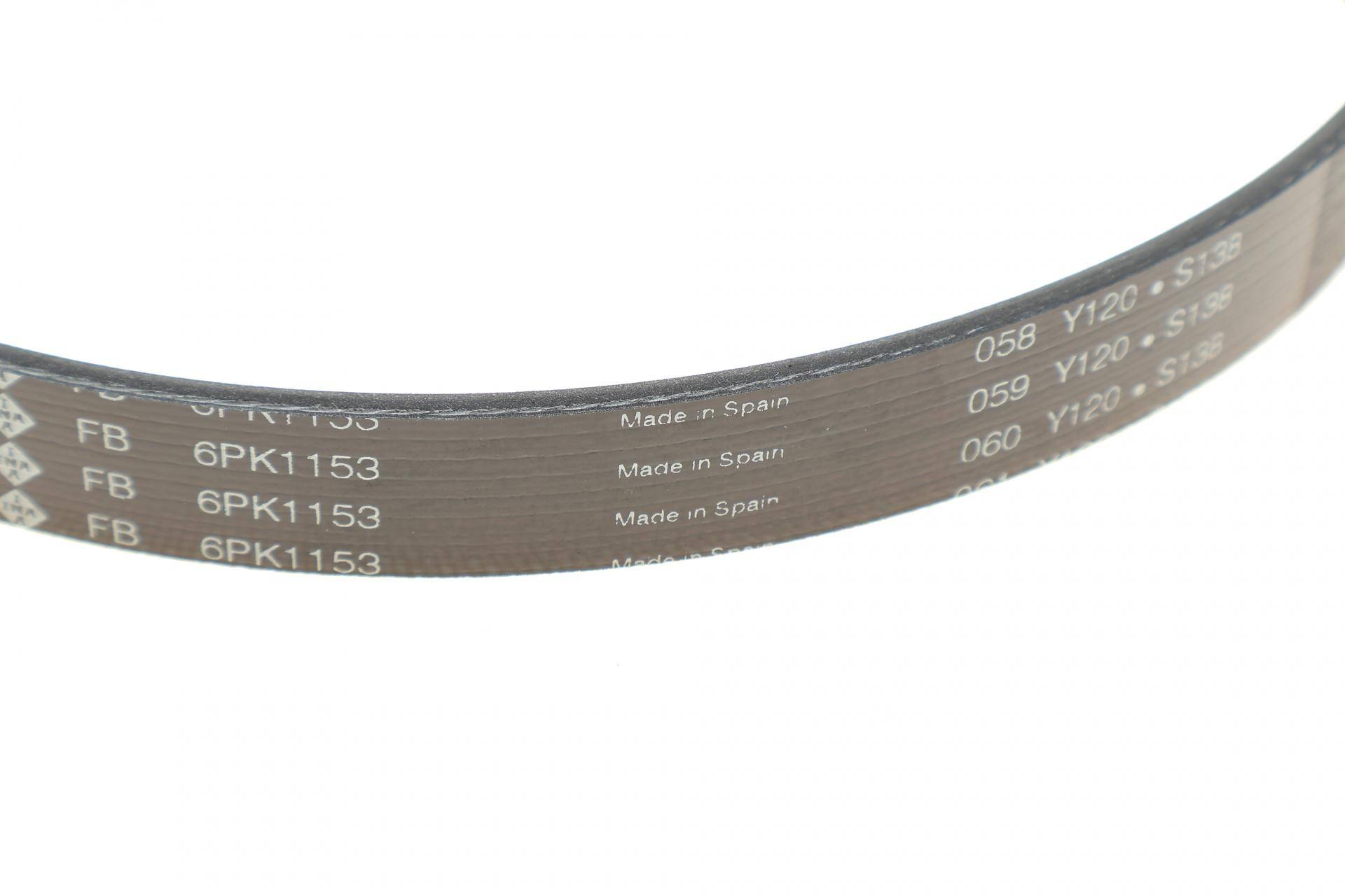Комплект ременя генератора BMW 3 (F30, F80)/5  (G30/F90)/7 (G11/G12) 15- B46/B48/B58 (6PK1153)
