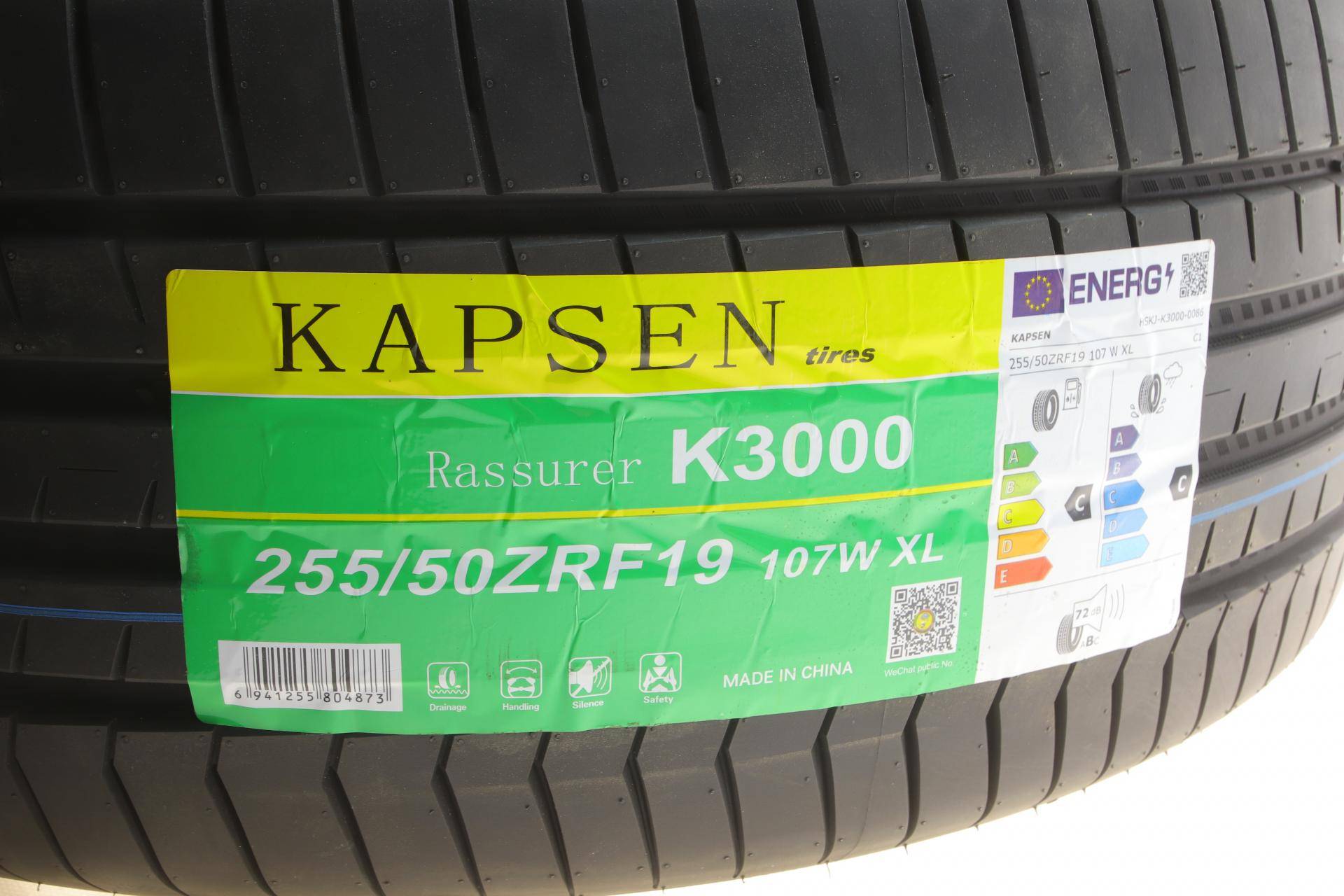 Шина K3000 255/50 ZRF19 XL 107W (літня) Run Flat