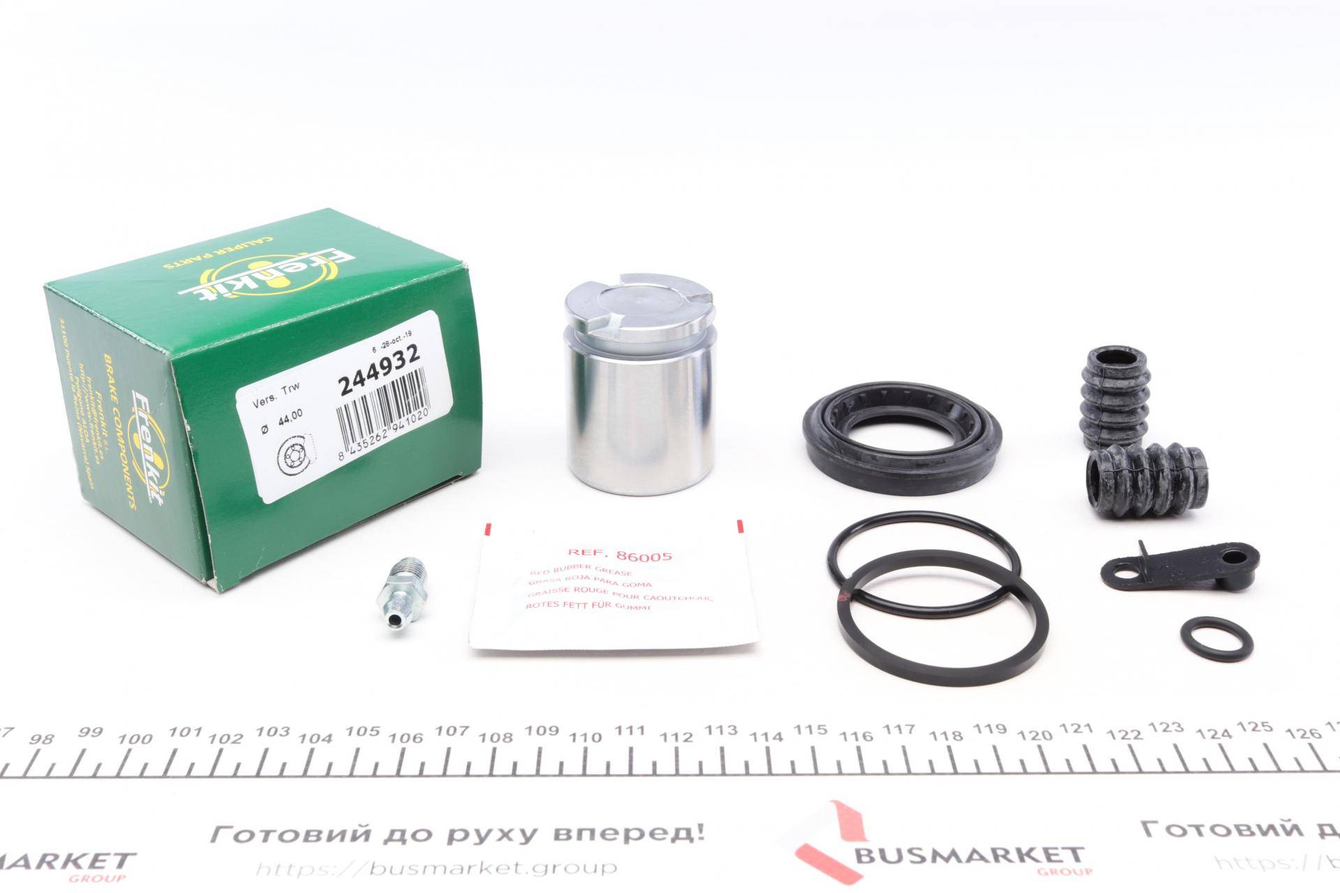 Ремкомплект супорта (заднього) BMW 5 (F10/F11)/6 (F12/F13) 10- (d=44mm) (+поршень) (TRW)