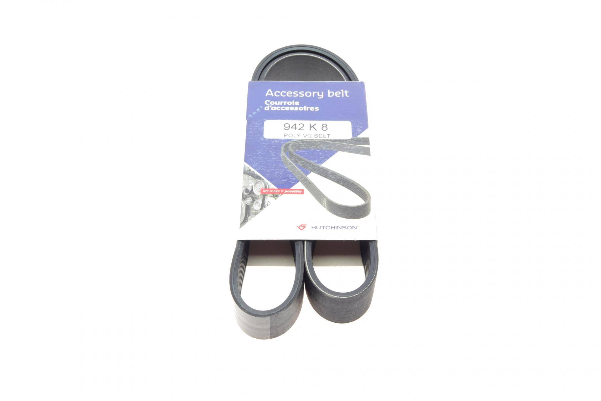 Ремінь генератора BMW 3 (F30)/5 (F10) 11-16 (N55B30A) (8PK942)
