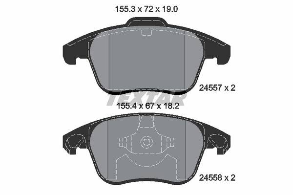 Колодки гальмівні (передні) Citroen C4 06- (Teves) Q+