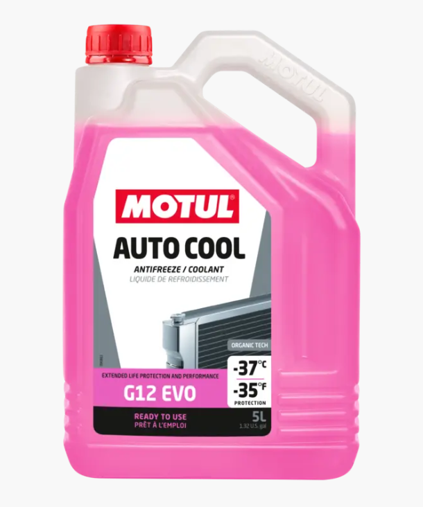 Антифриз (рожевий) G12 EVO (5L) (-37°C) Auto Cool (112648) готовий до застосування