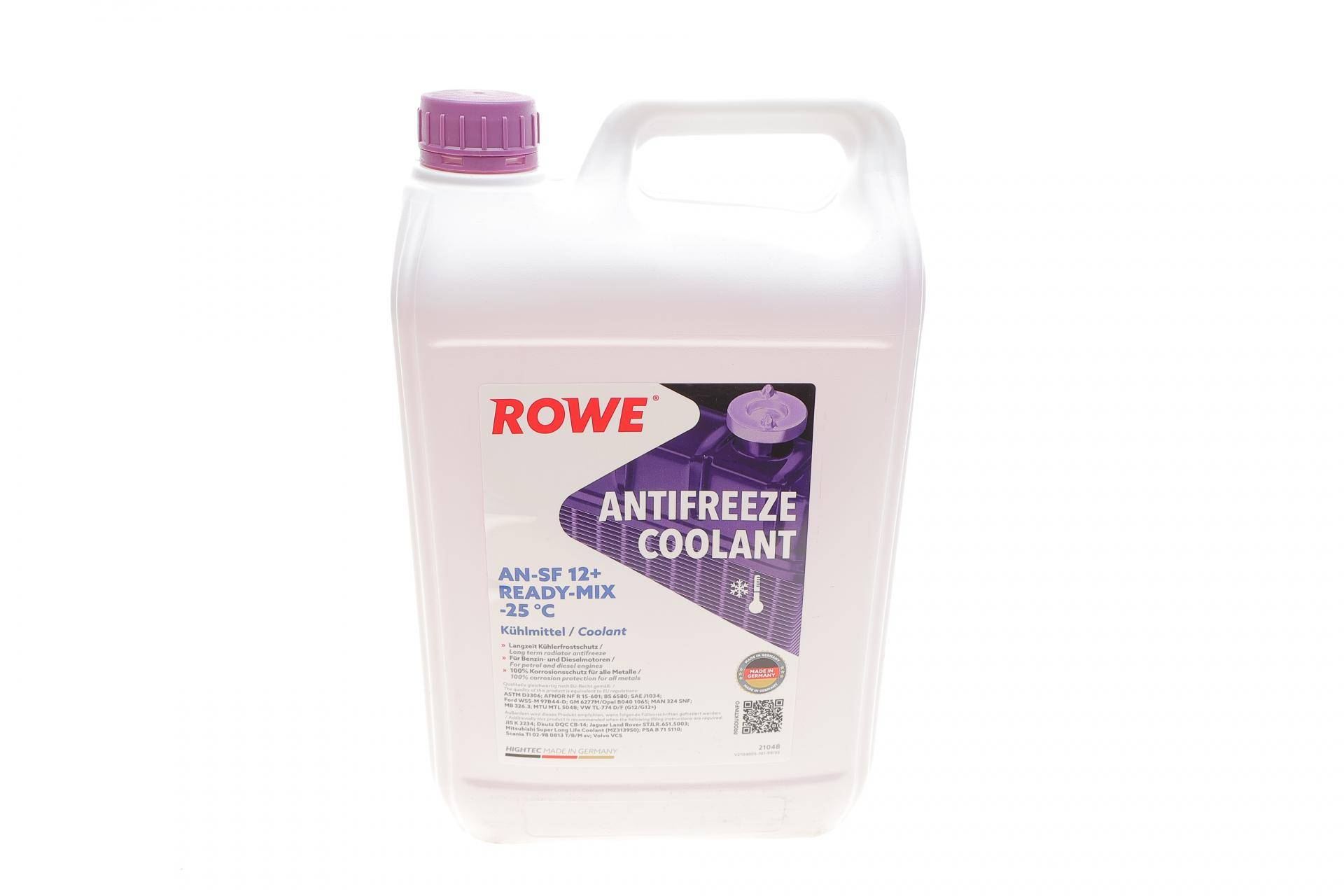 Антифриз (фіолетовий) G12/G12+ (5L) AN-SF 12+ READY-MIX -25°C HIGHTEC ANTIFREEZE (заміна на 21073-0050-99)