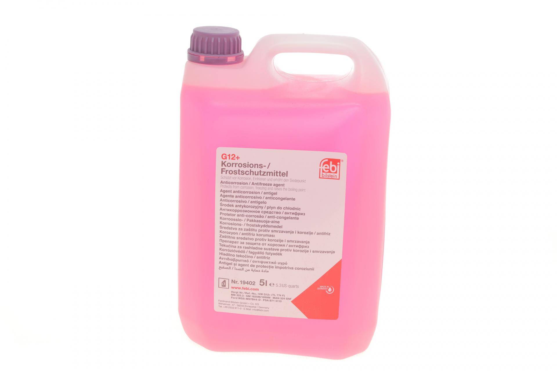 Антифриз (фіолетовий) G12 Plus (5L) (MB325.3) (Концентрат)