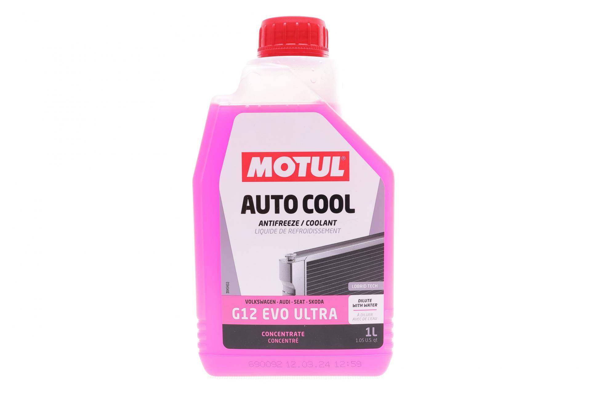 Антифриз (рожевий) G12 Evo Ultra (1L) (1:1=-35°C) (112643)