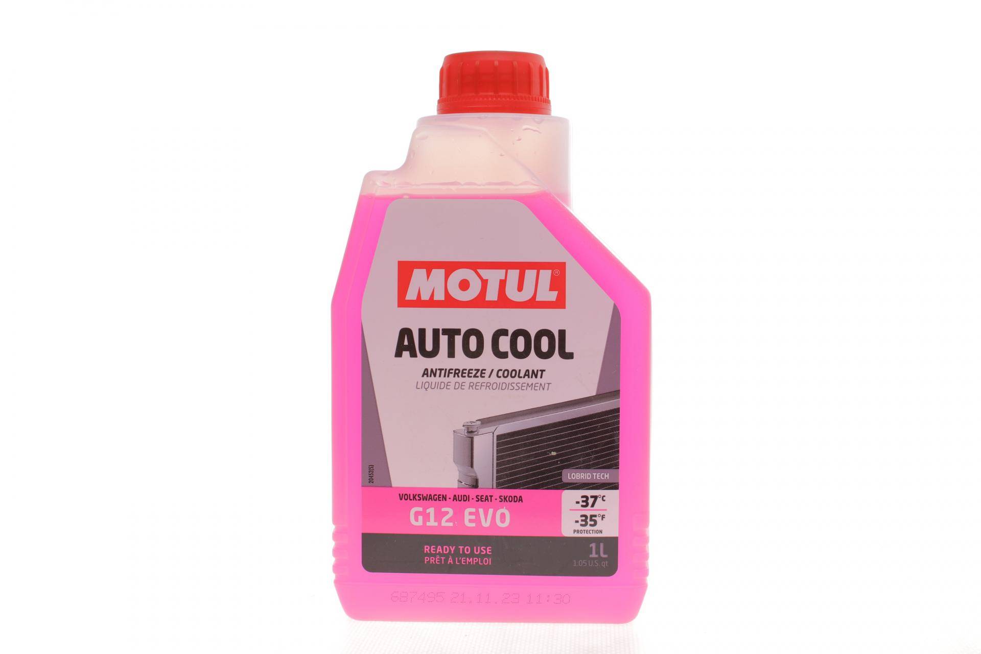 Антифриз (рожевий) G12 EVO (1л) (-37°C) Auto Cool G12 Evo (112650)